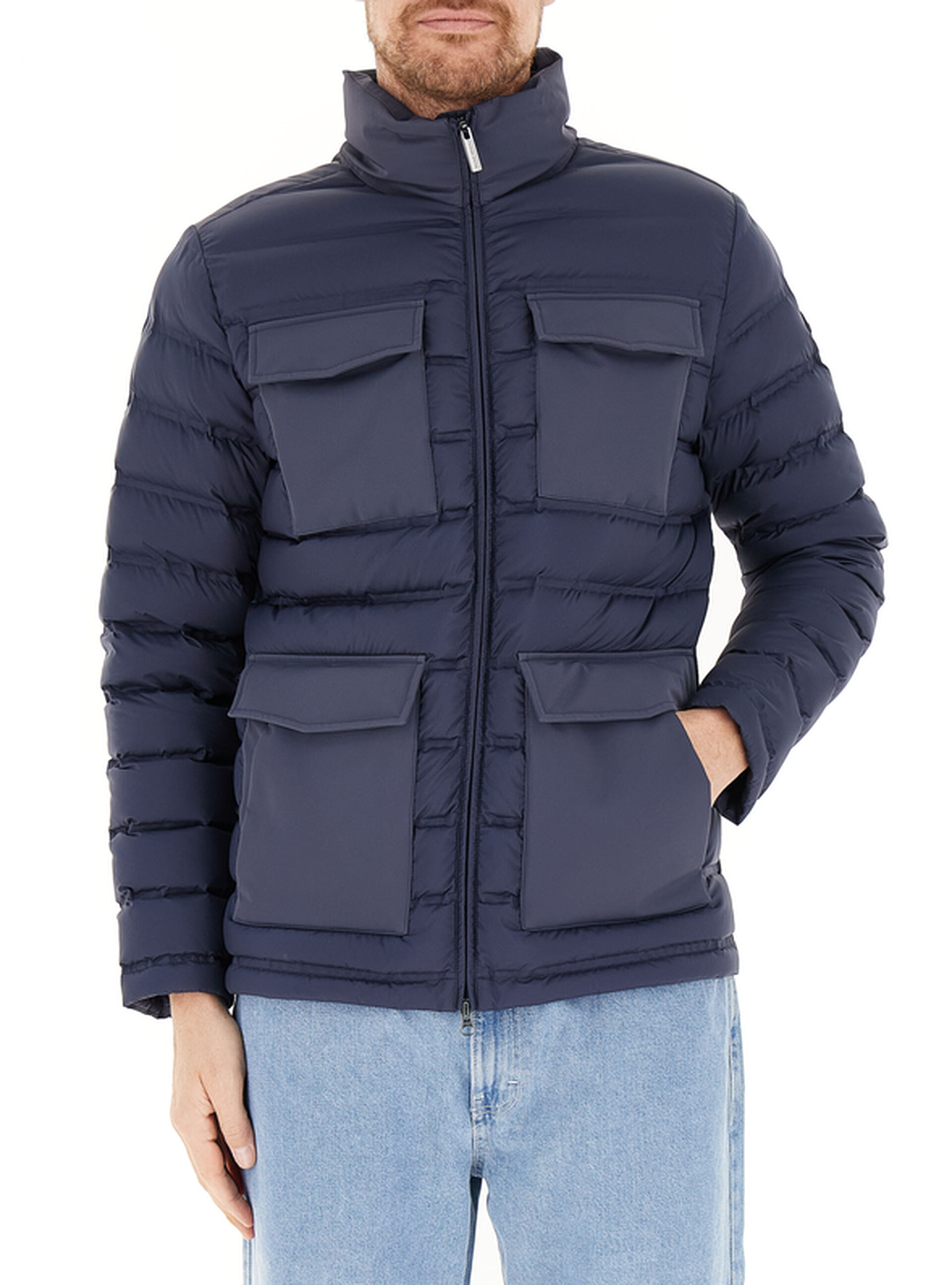 Piumino con tasche ORIGINALS BLU NAVY 54