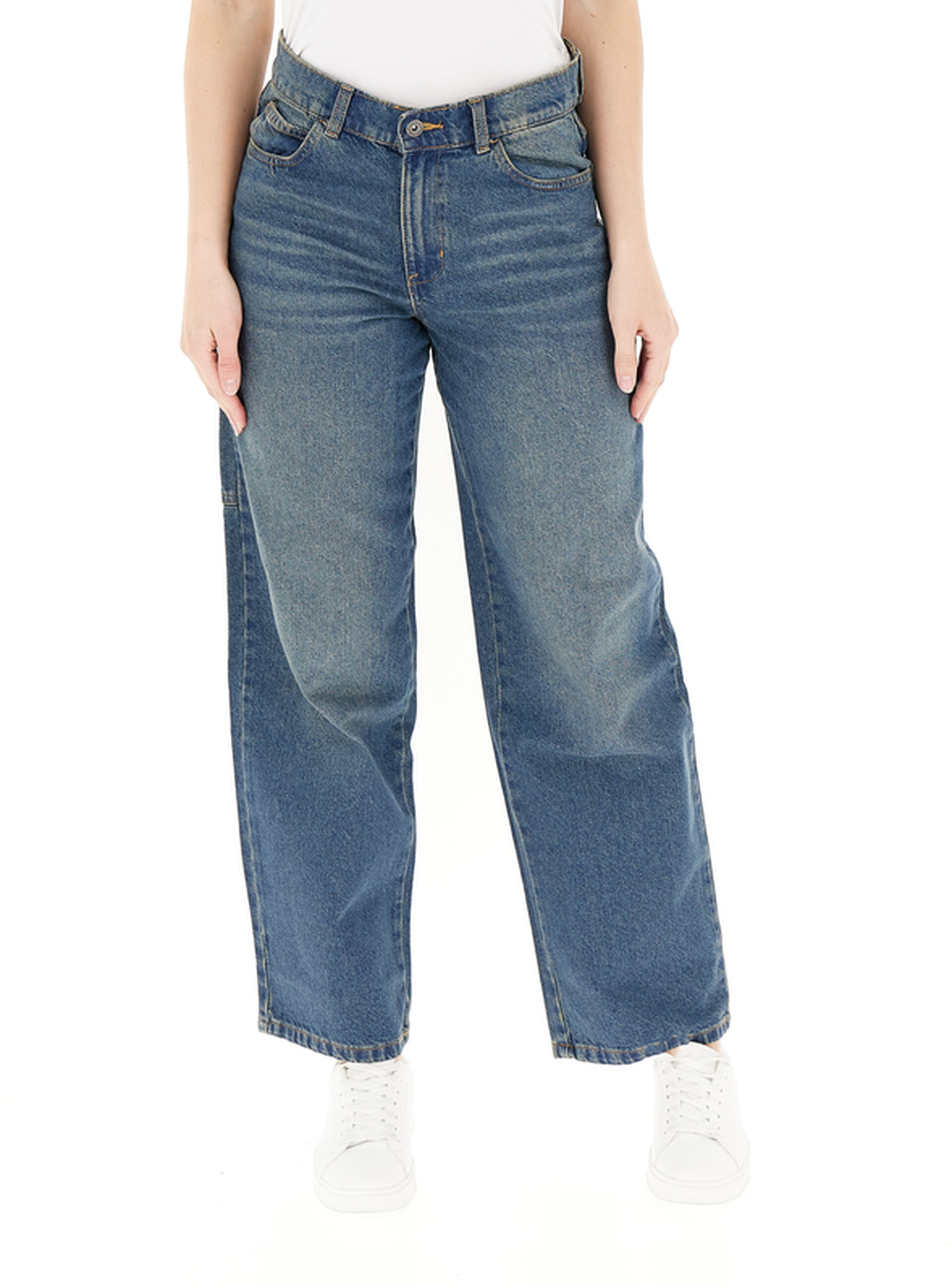 Dickies Jeans wide leg BLU