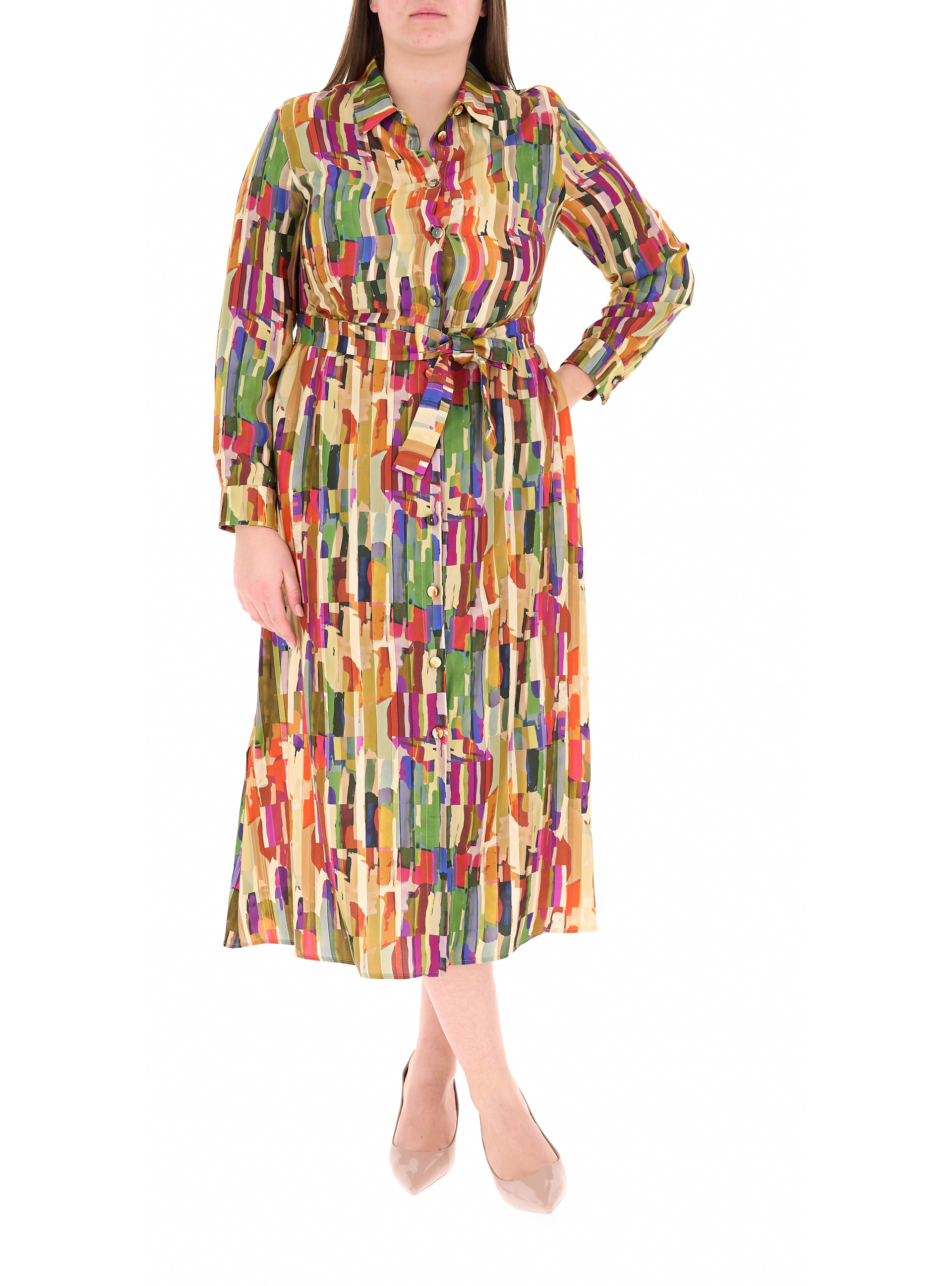 Abito chemisier MULTICOLOR 48