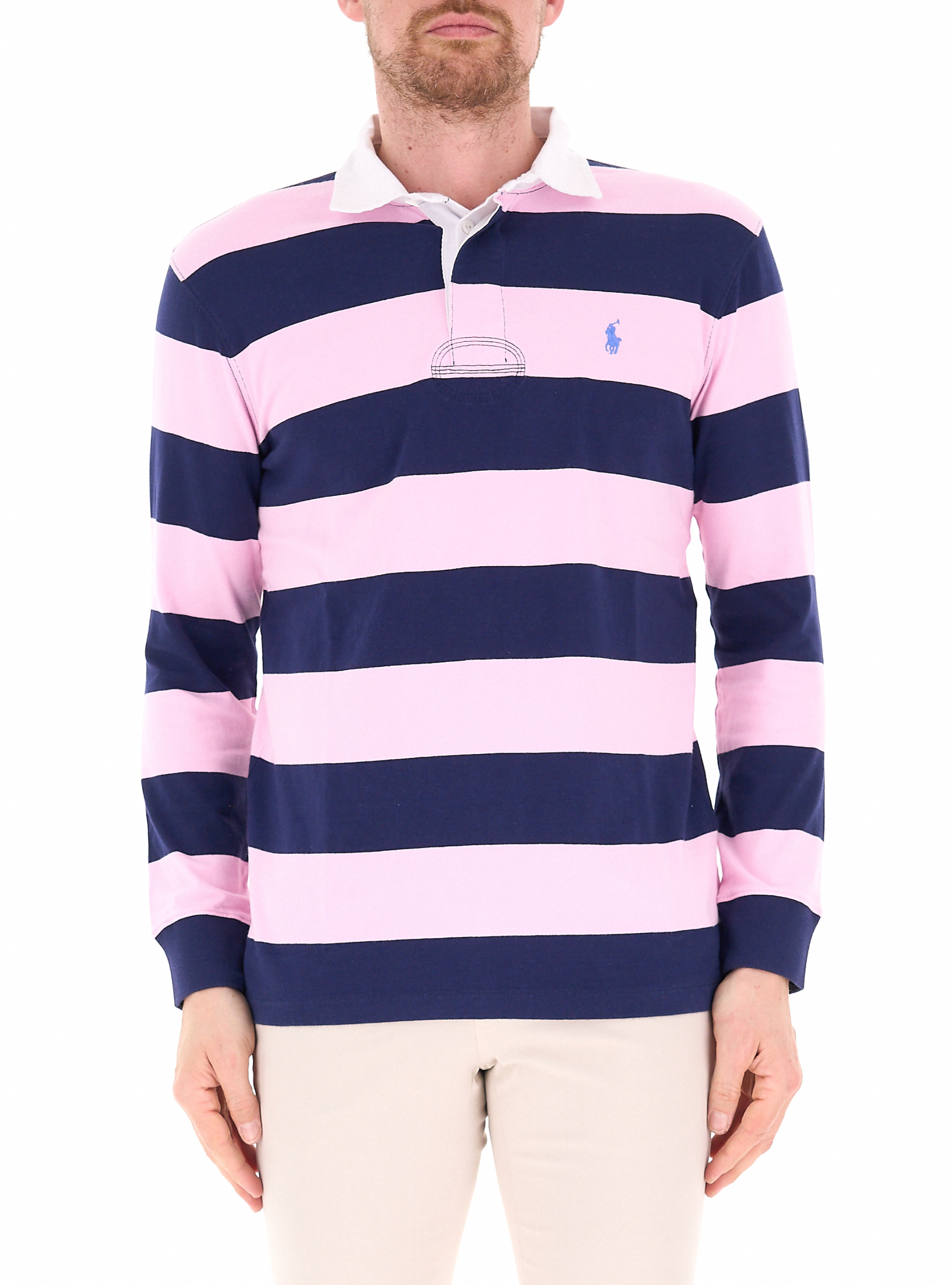 Polo maniche lunghe POLO ROSA