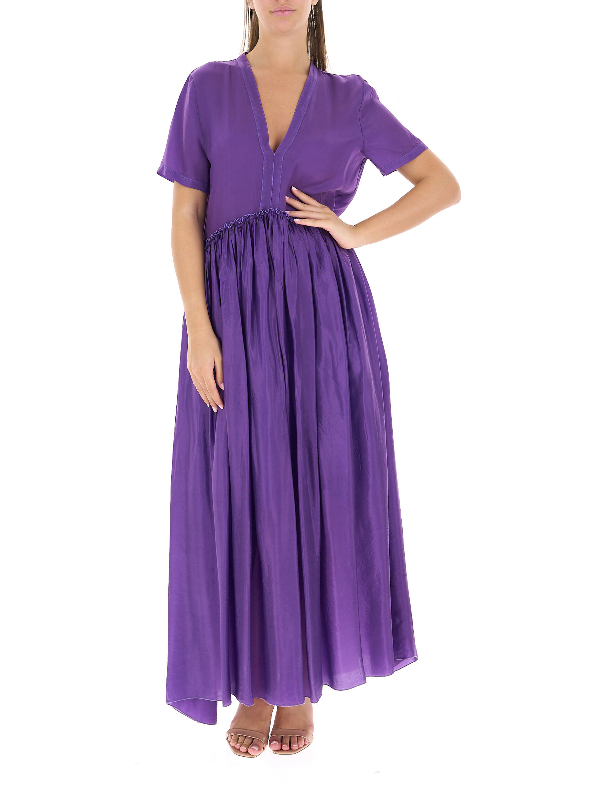 Dixie Abito scollo a V VIOLA M