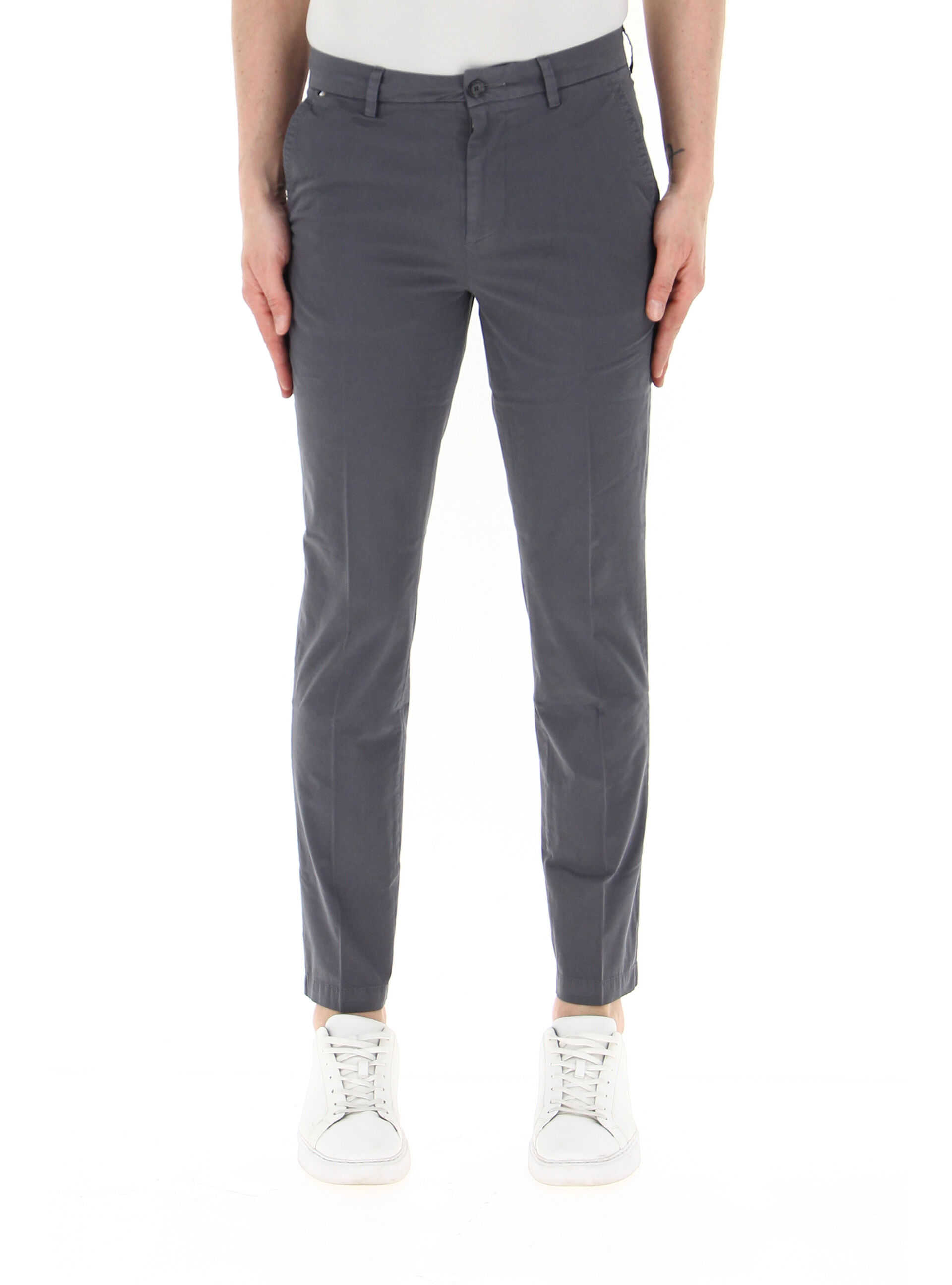Pantalone slim BOSS GRIGIO