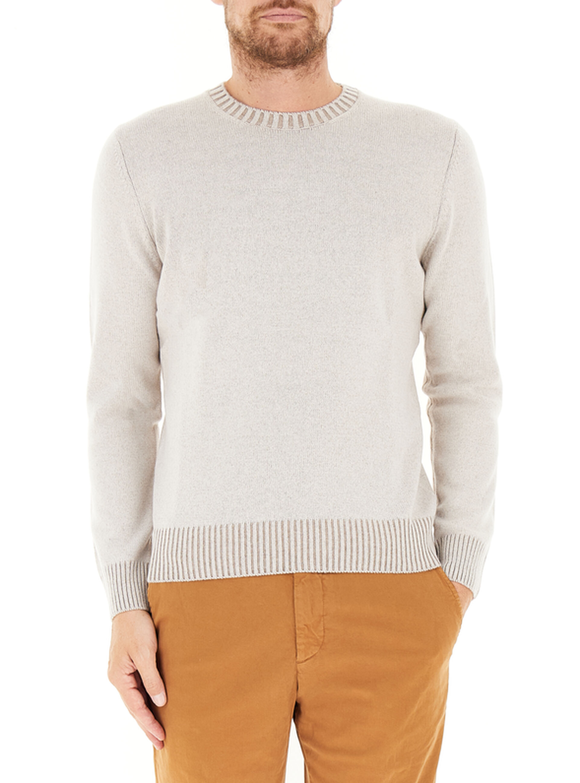 Maglione girocollo SABBIA