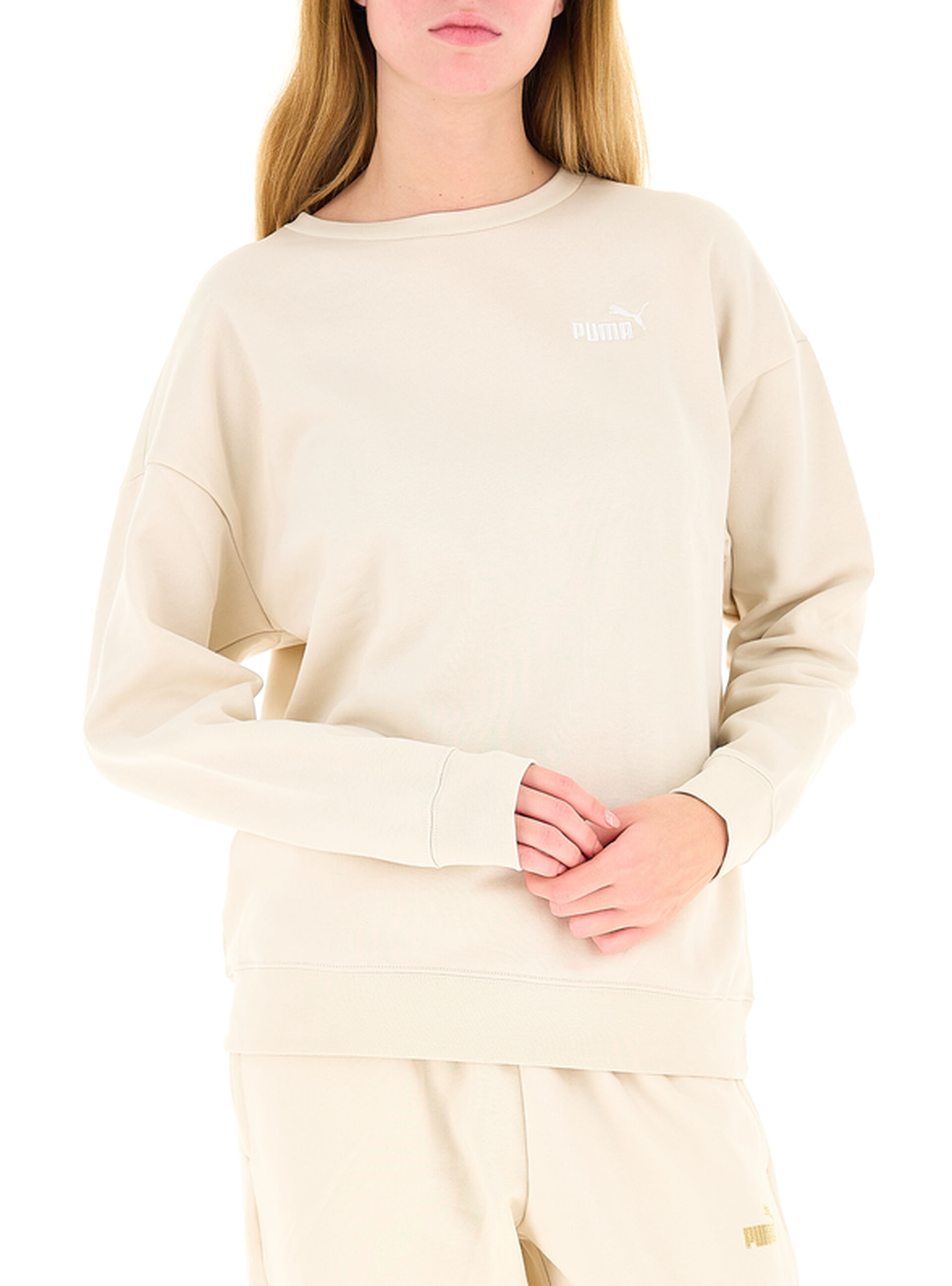 Puma Felpa girocollo CHAMPAGNE