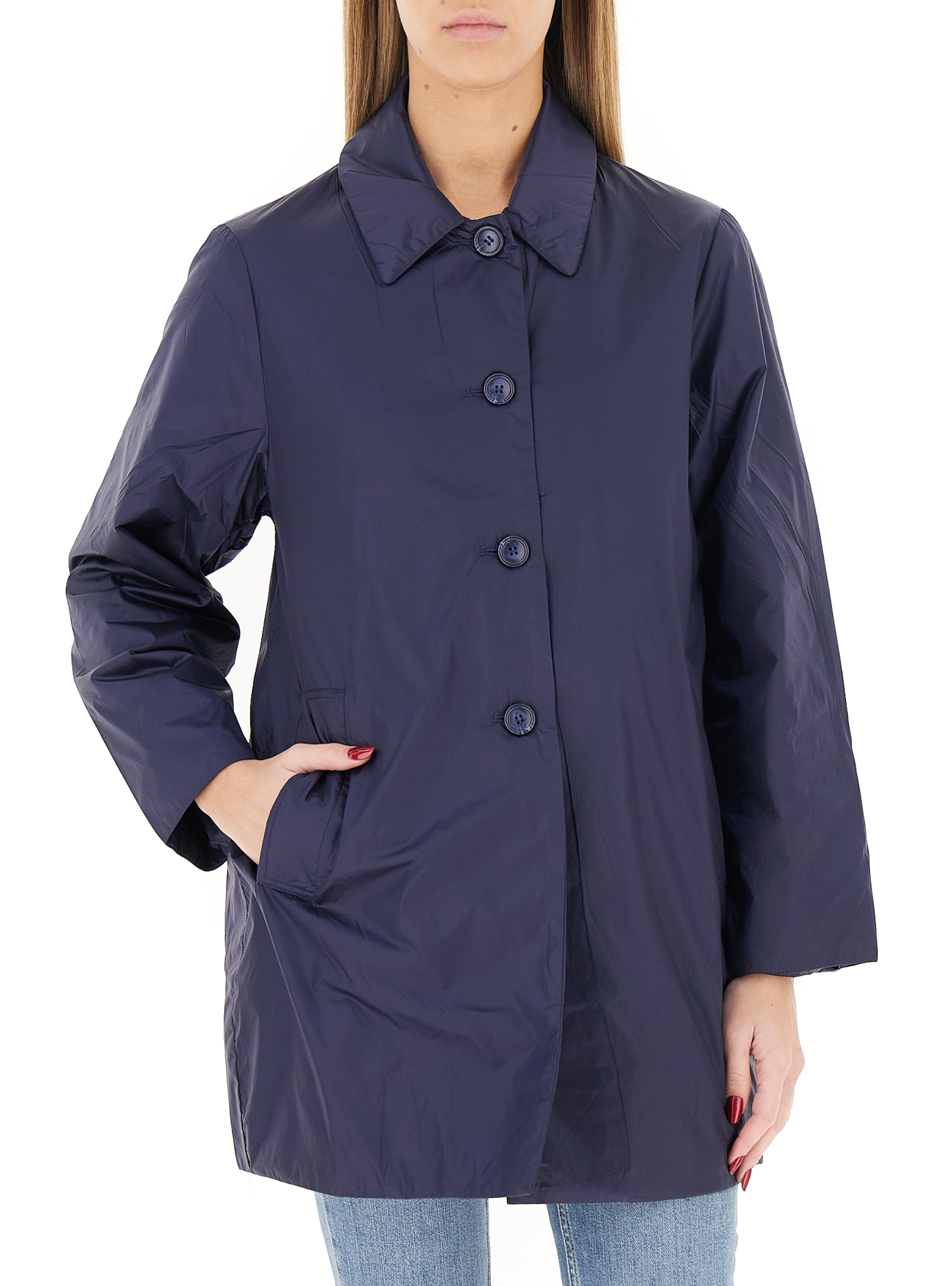Trench imbottito BLU NAVY