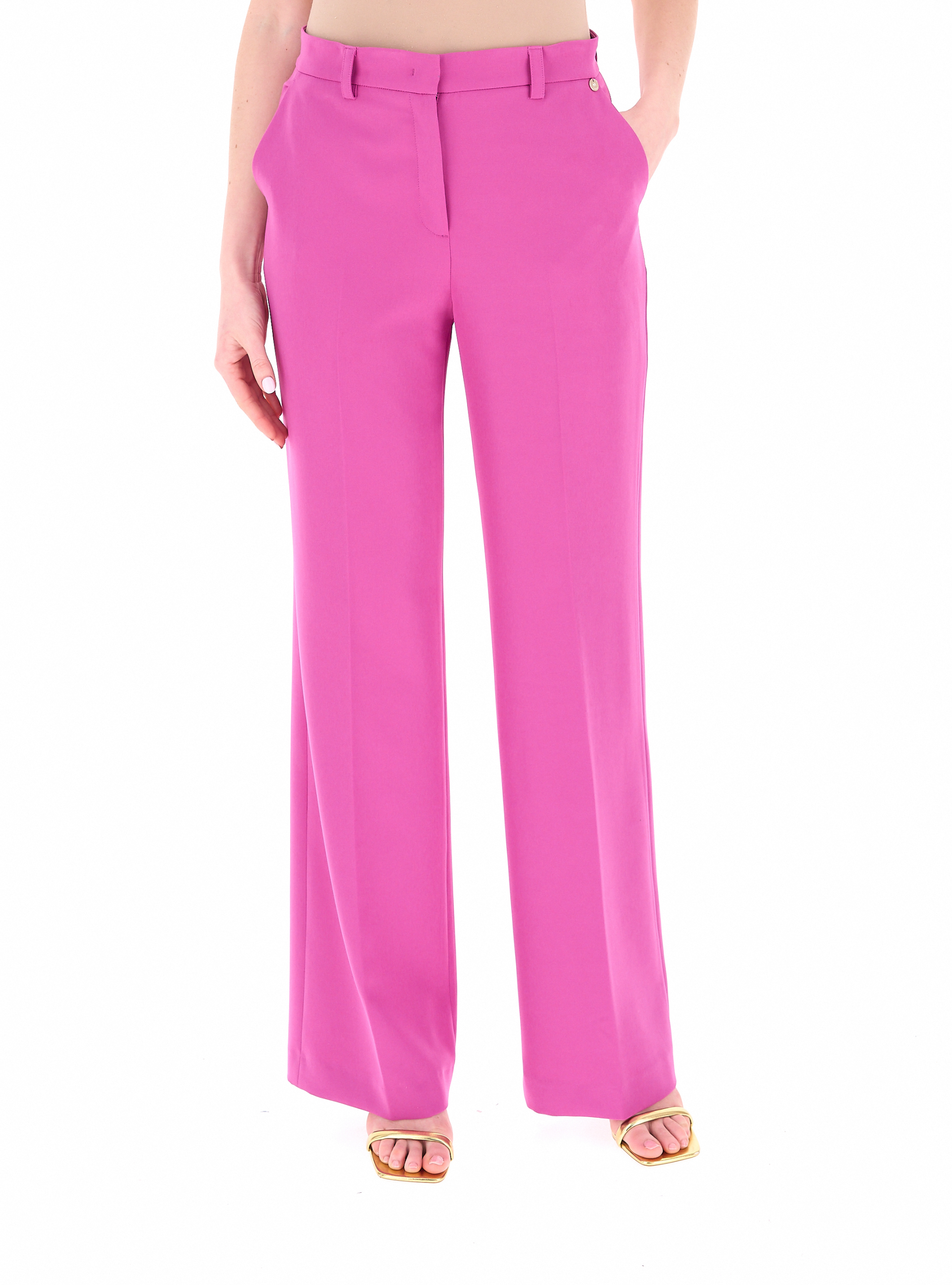 LIU JO Pantalone a palazzo FUCSIA
