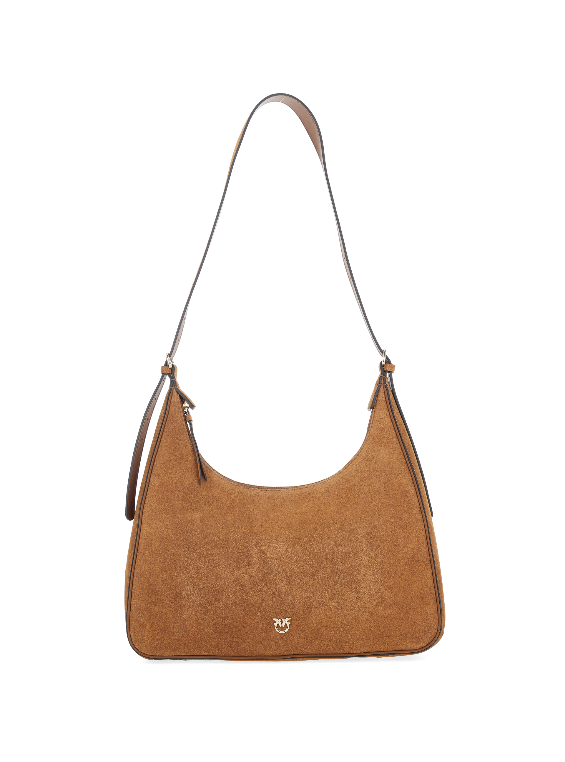 Borsa pelle scamosciata BAG MARRONE U