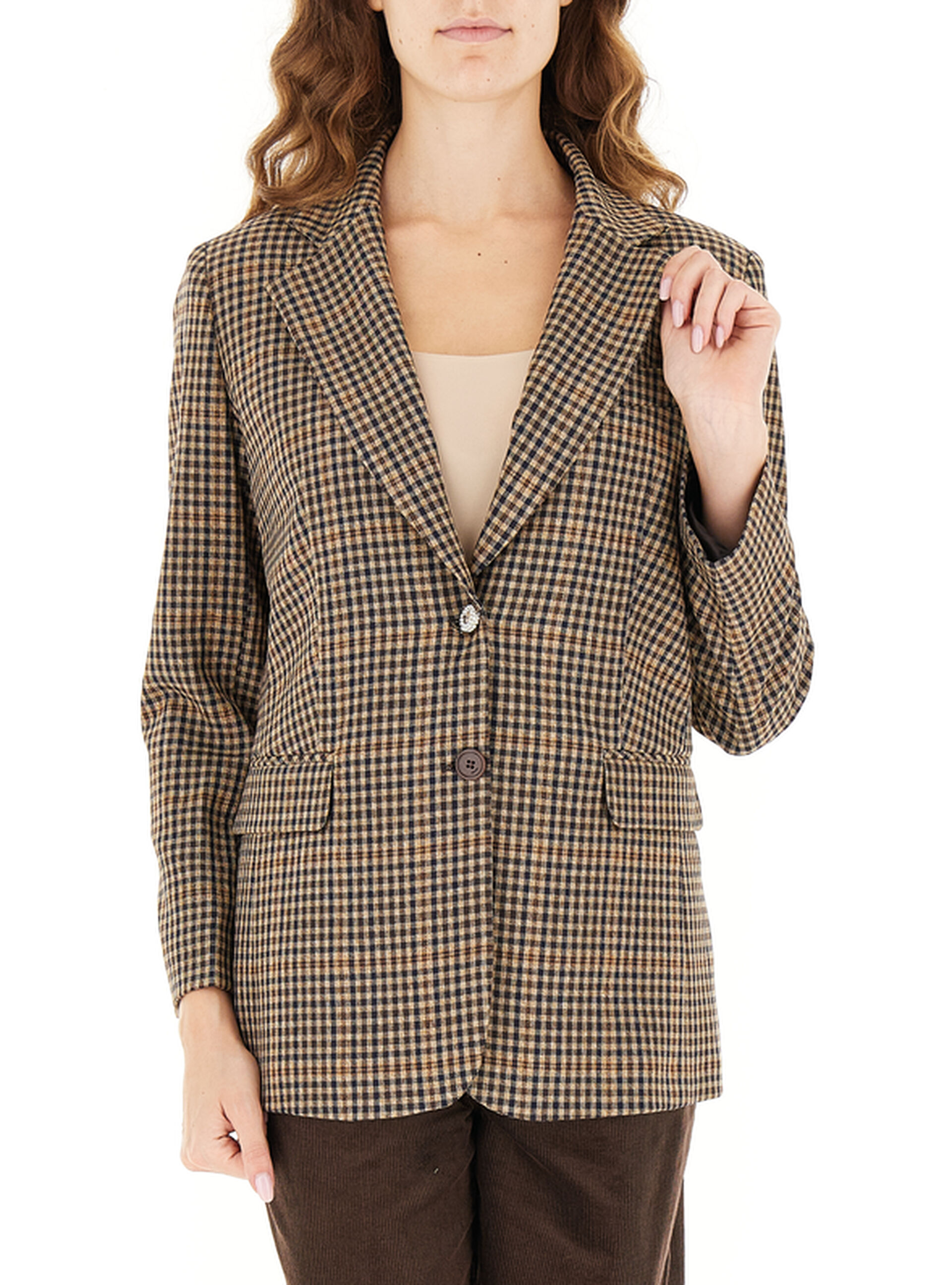 Blazer monopetto LIU JEANS BEIGE