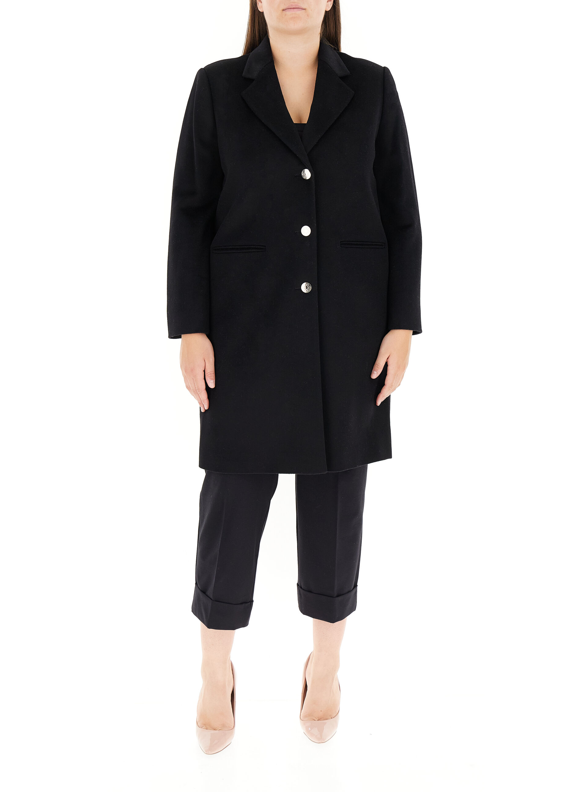 ELENA MIRO' Cappotto in lana NERO