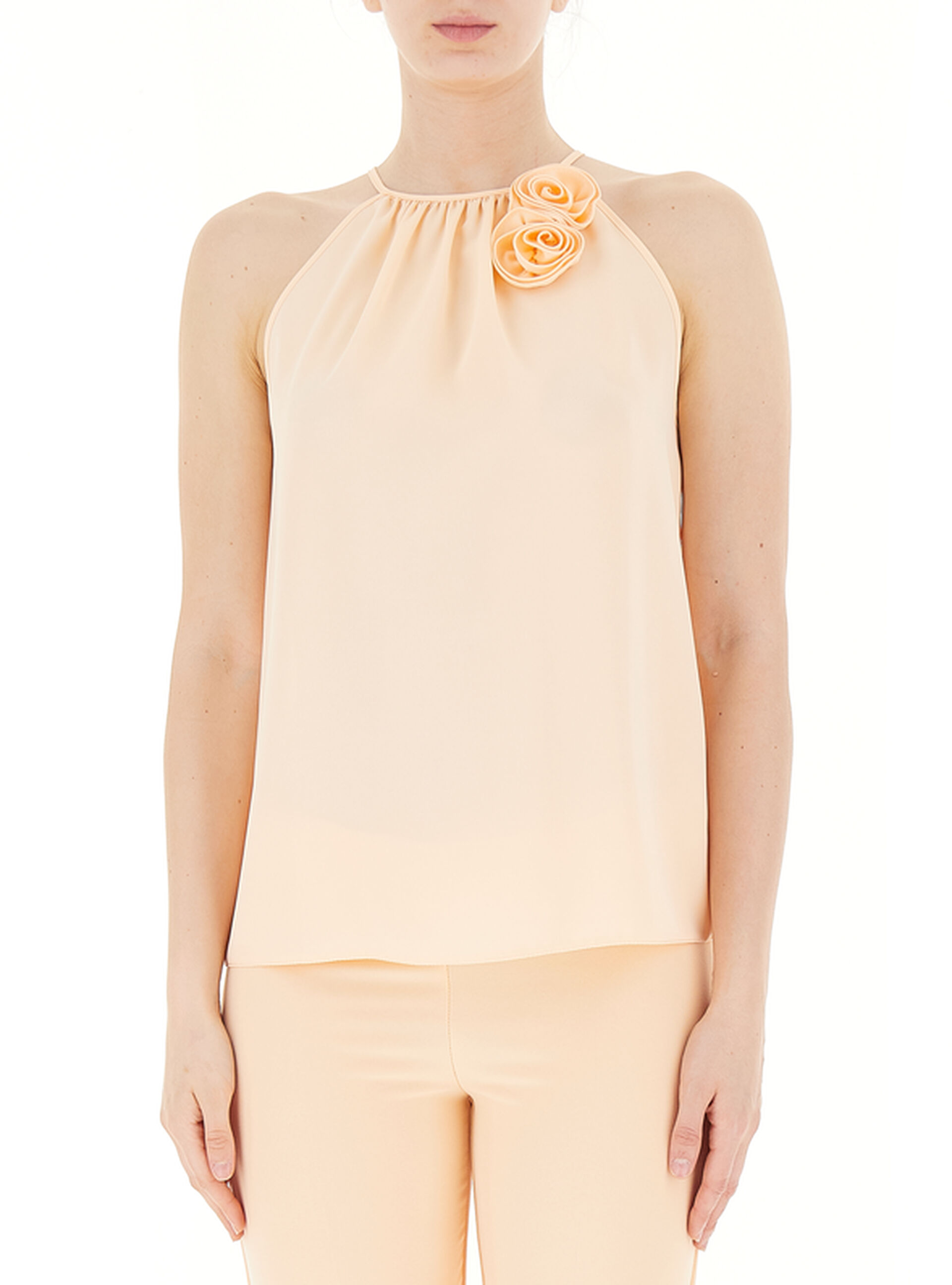 Top scollo halter ROSA