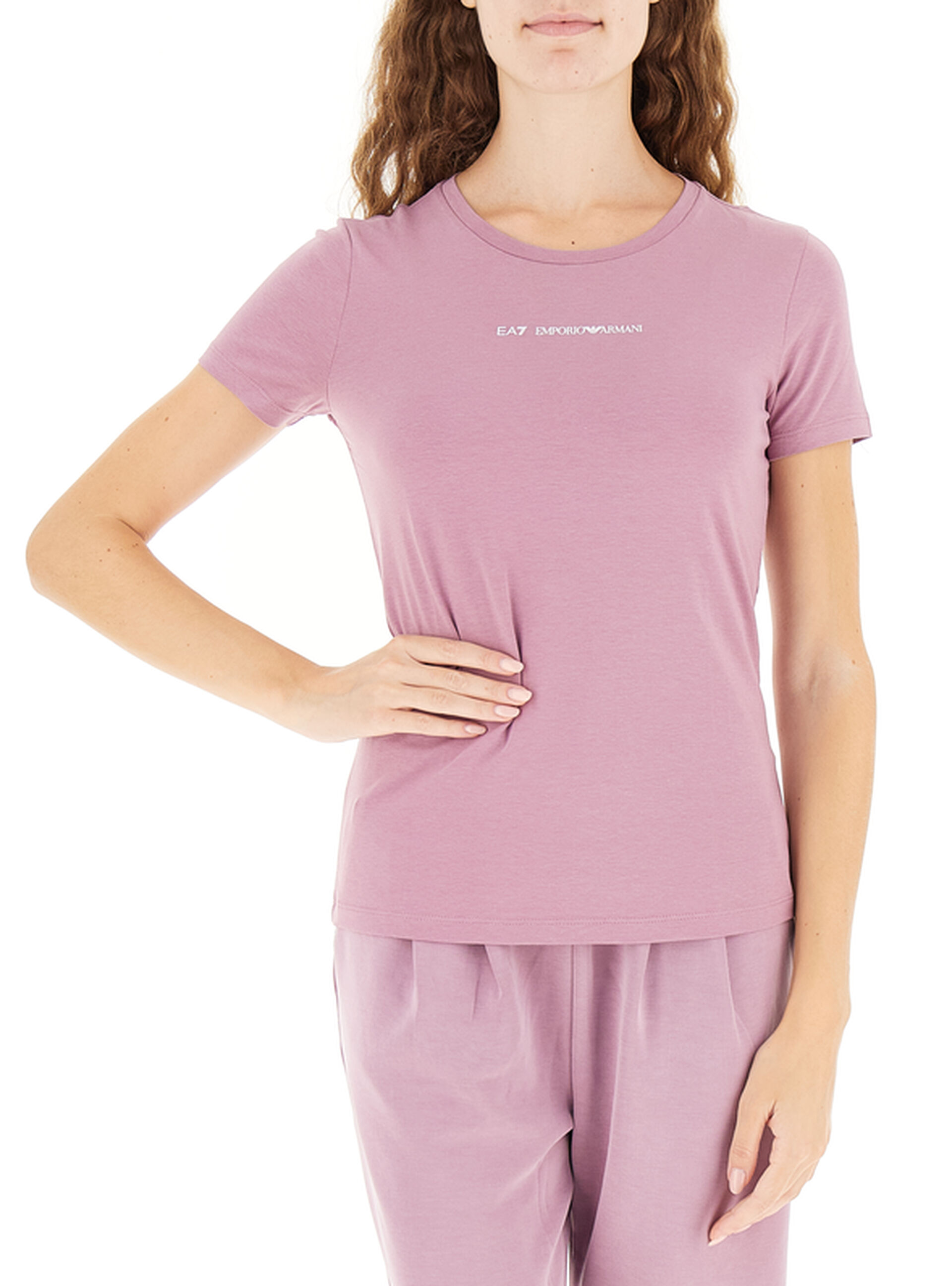 T-shirt girocollo ROSA MALVA XL