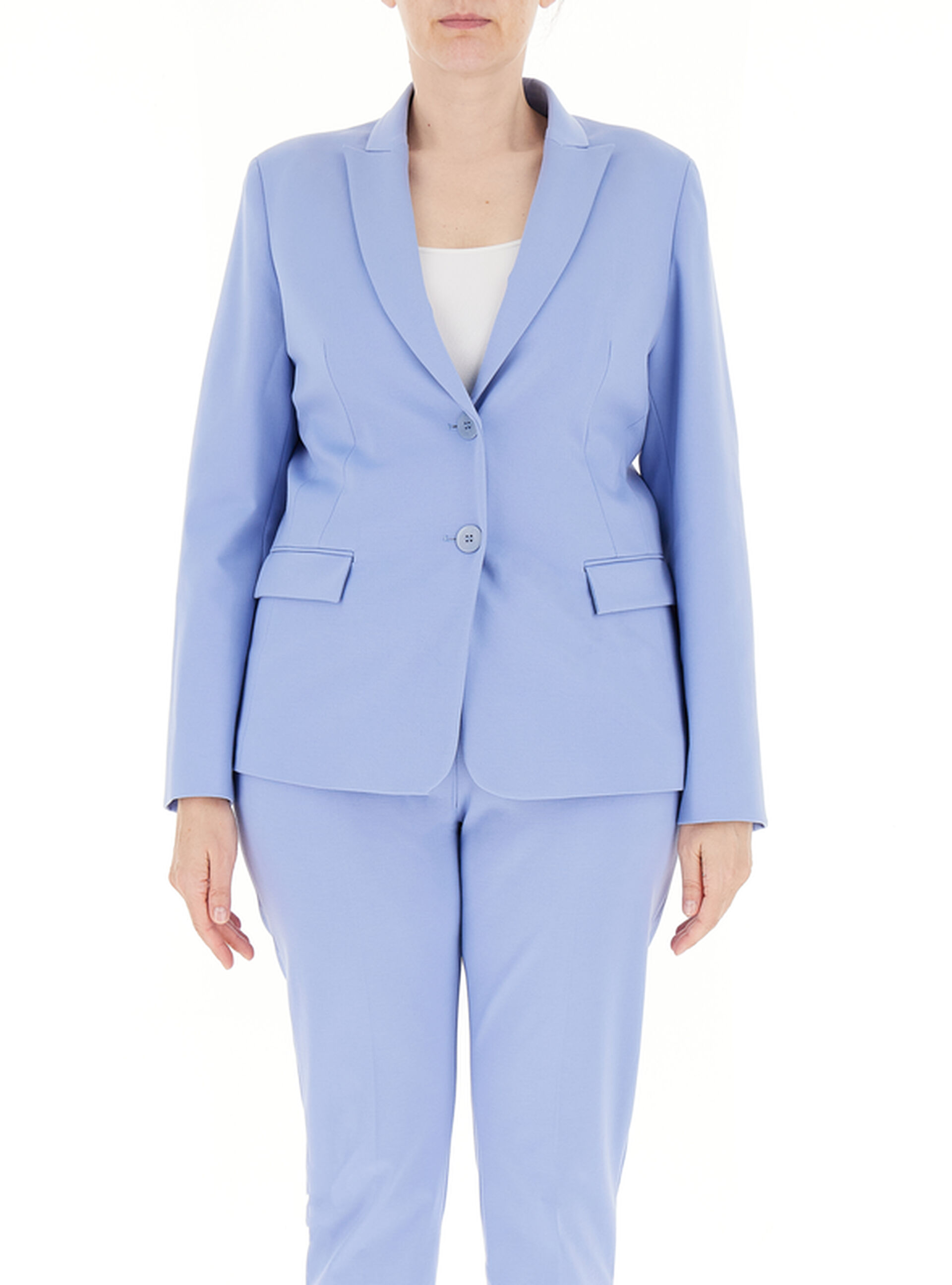 Blazer monopetto AZZURRO 48