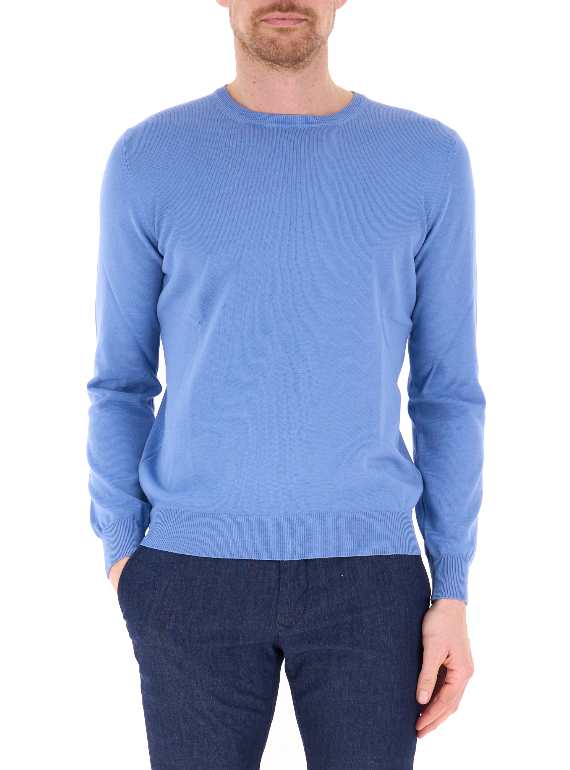 Maglia girocollo CELESTE