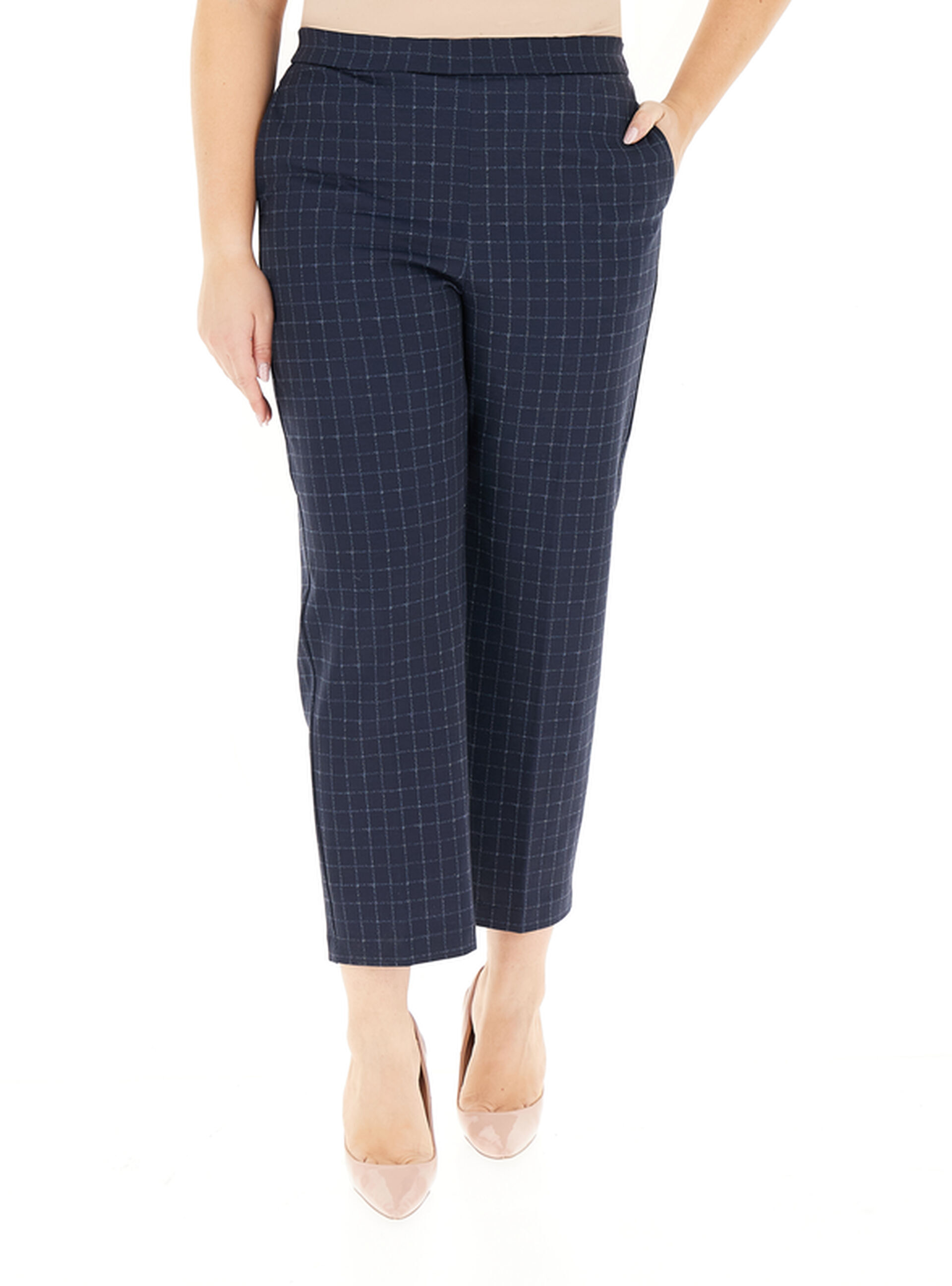 Pantalone a sigaretta BLU NAVY M