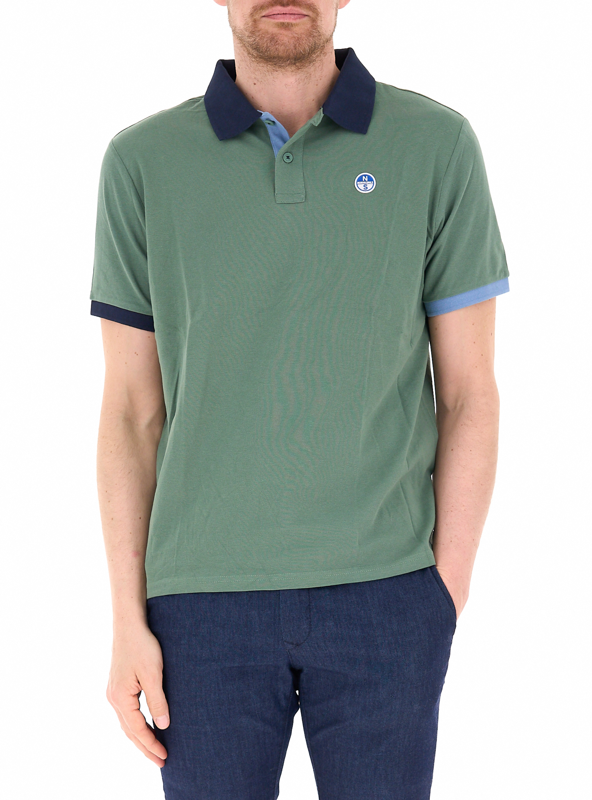Polo maniche corte VERDE