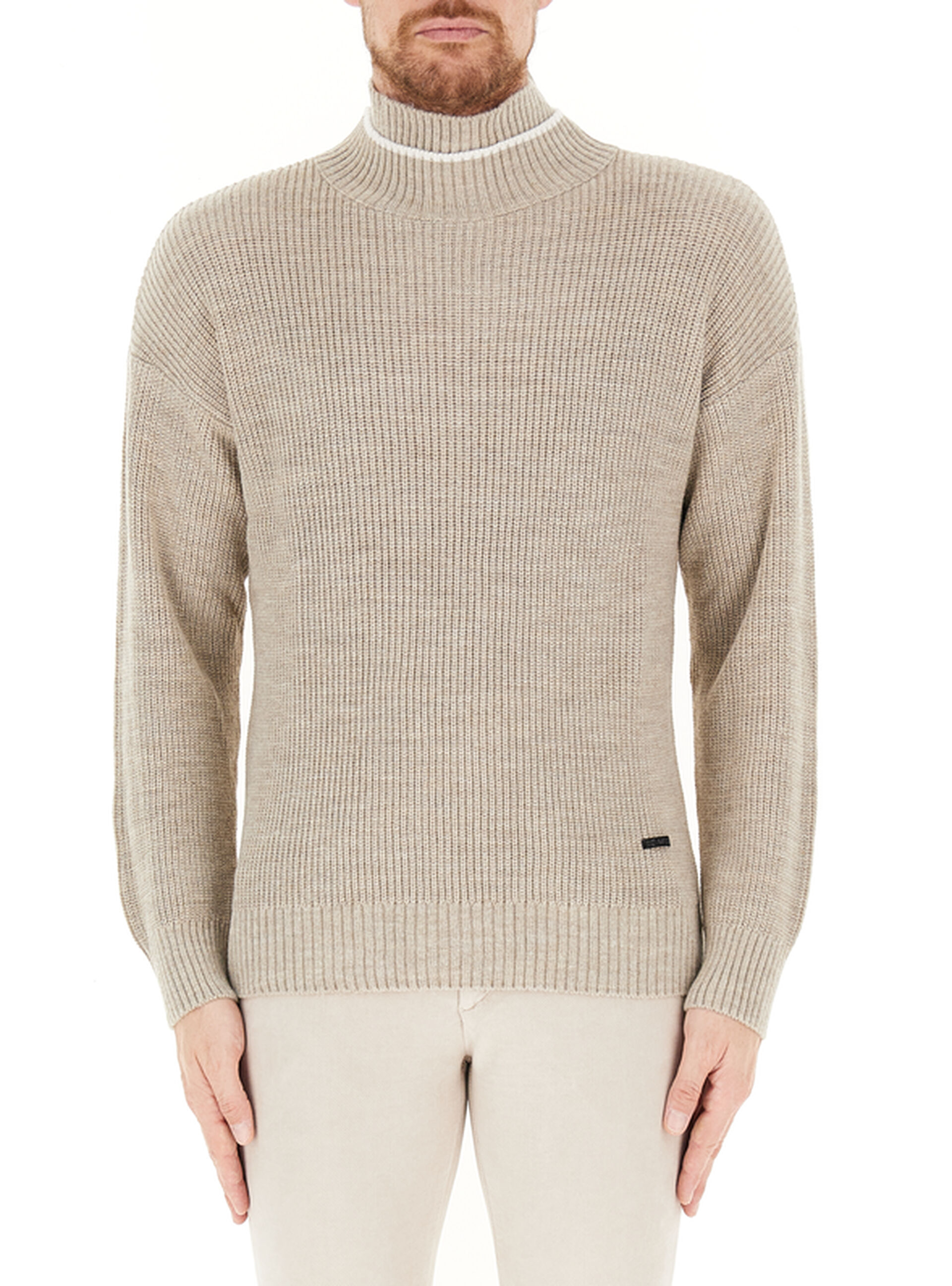 Ungaro Maglione misto lana BEIGE M