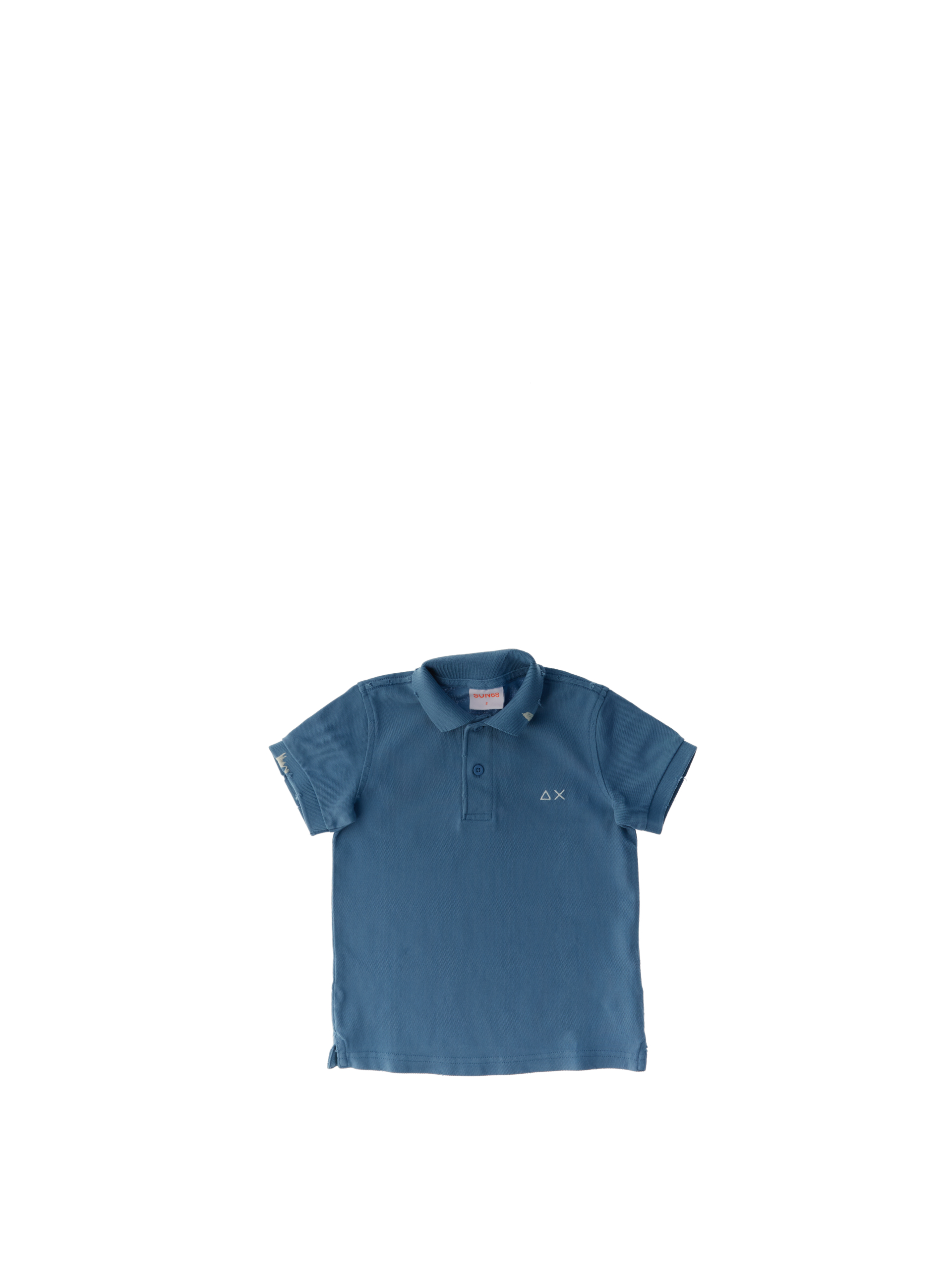 Polo maniche corte AZZURRO POLVERE