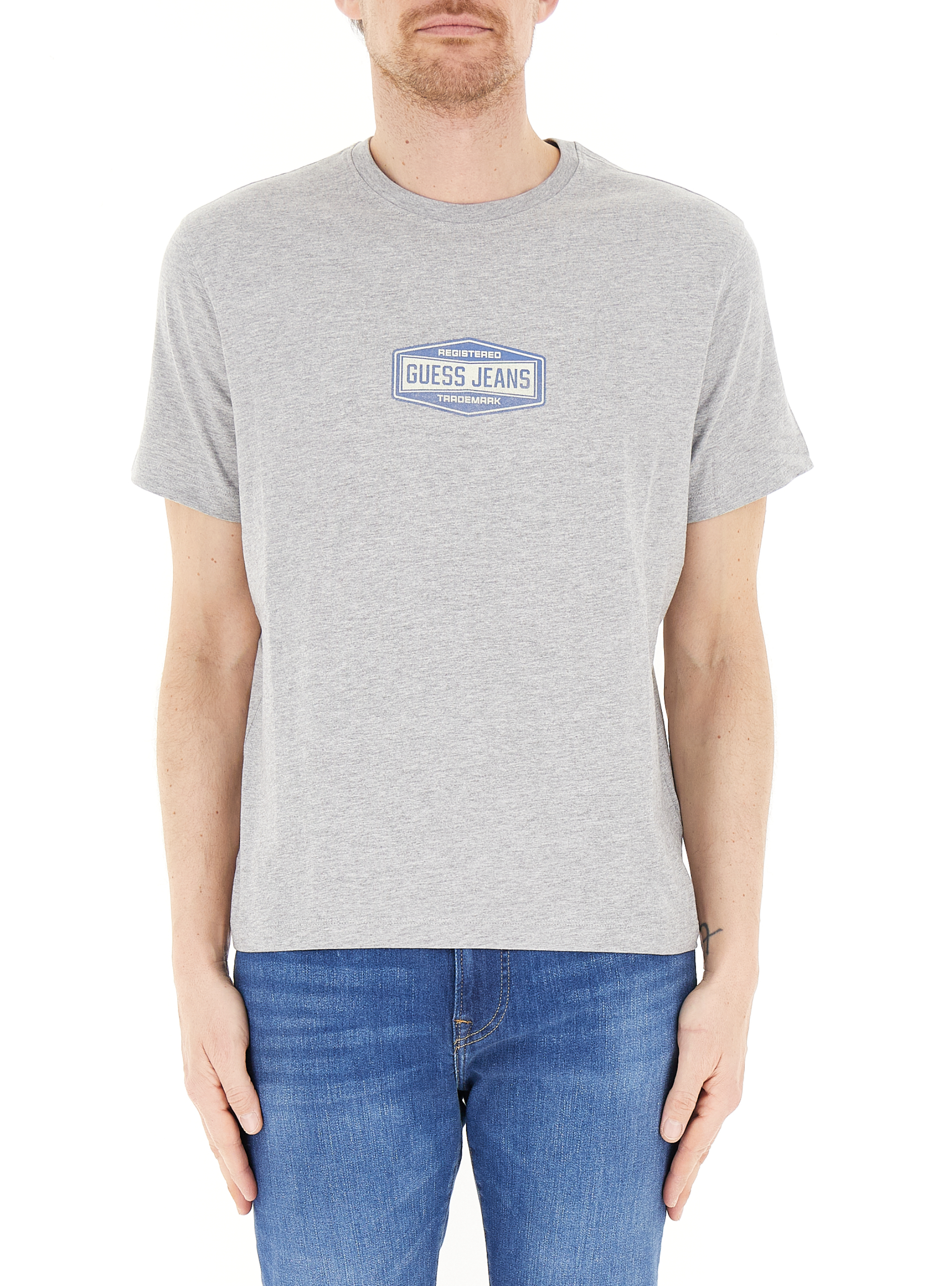 T-shirt girocollo GRIGIO