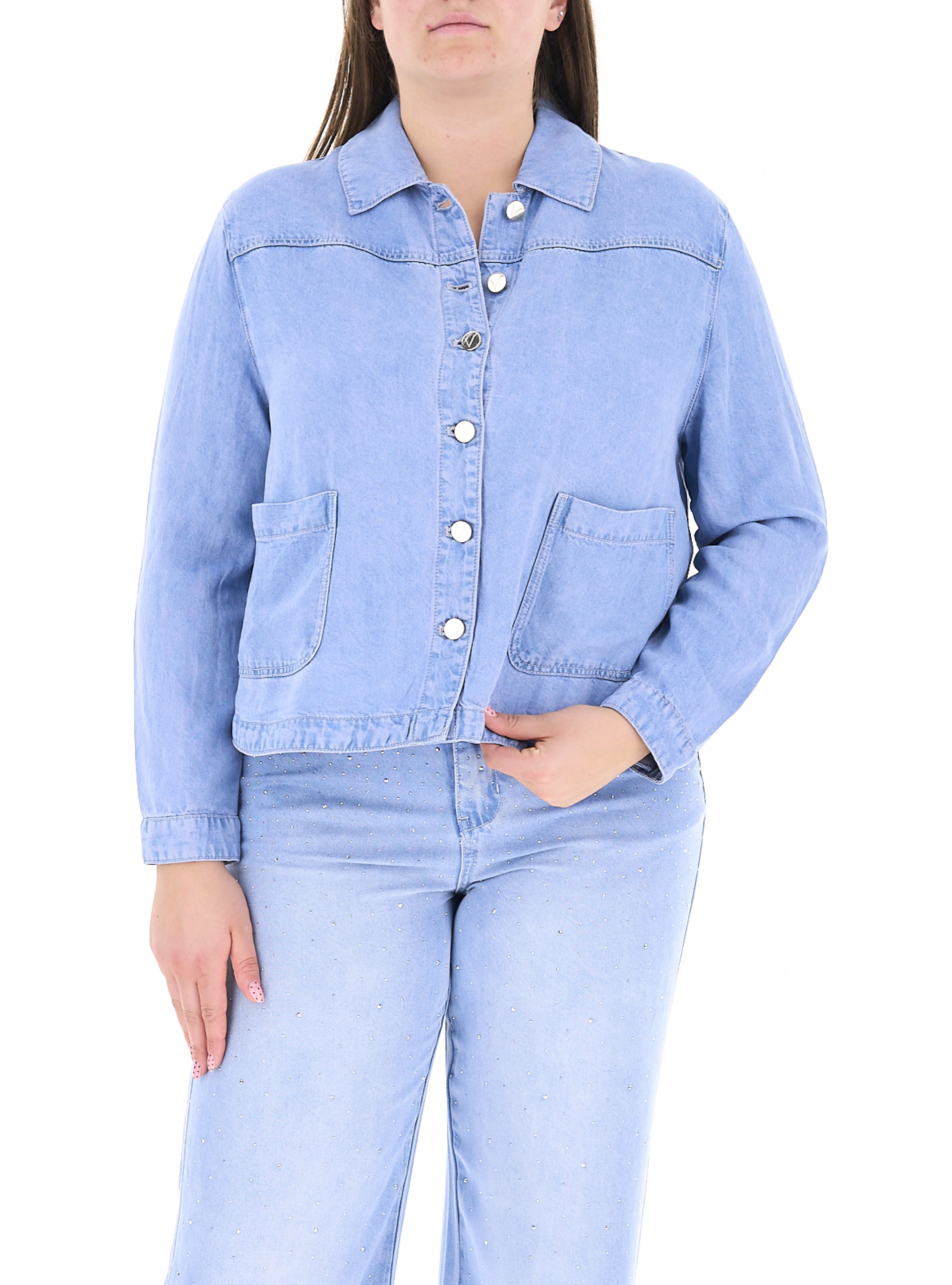 Giacca overshirt AZZURRO CHIARO 39