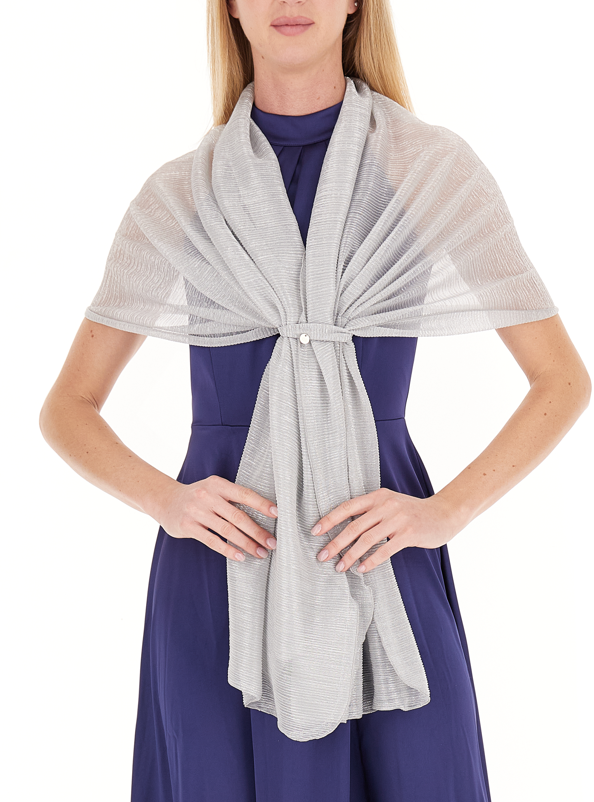 Coprispalle in lurex ARGENTO TU