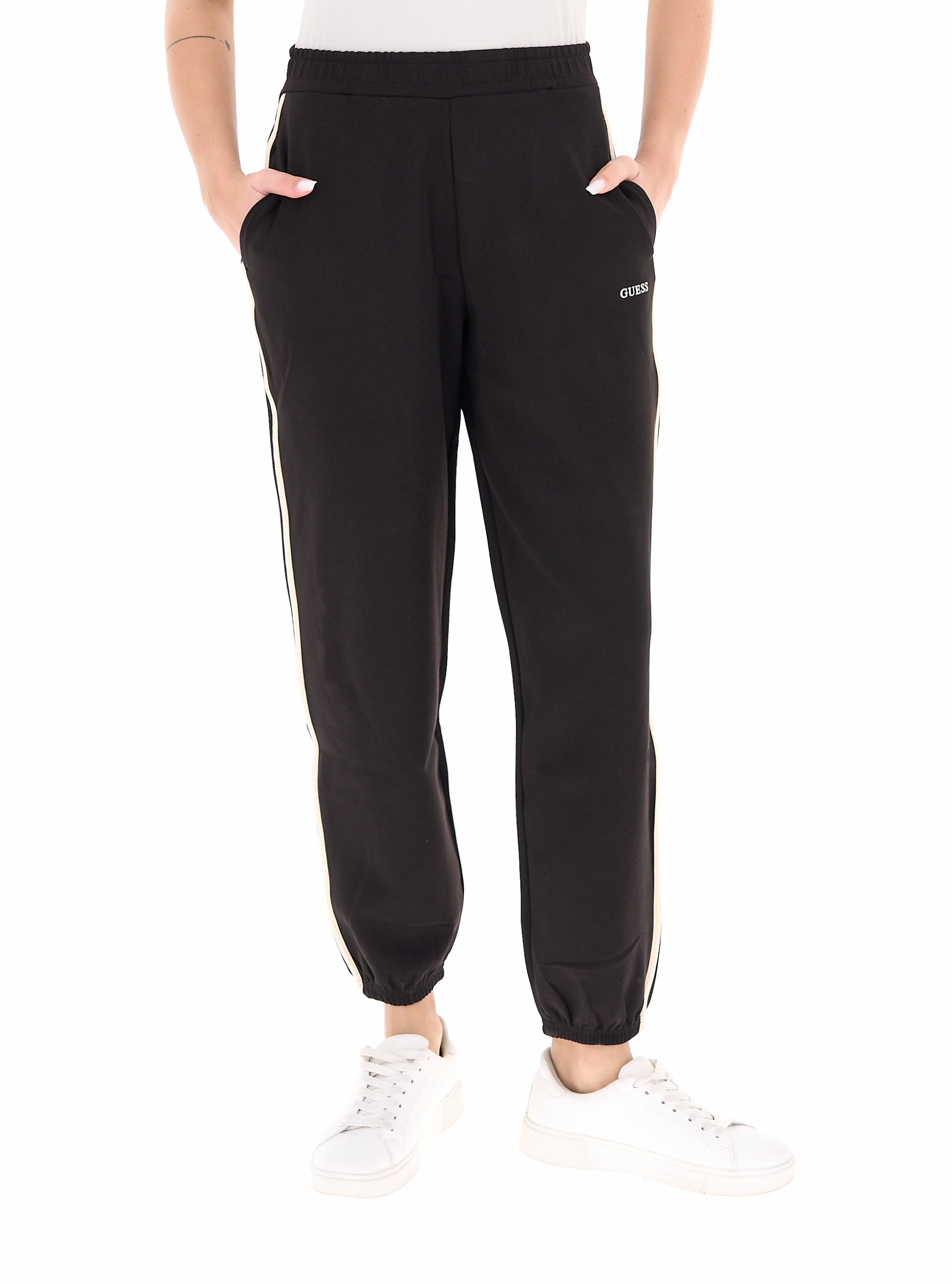 Guess Pantalone in felpa NERO
