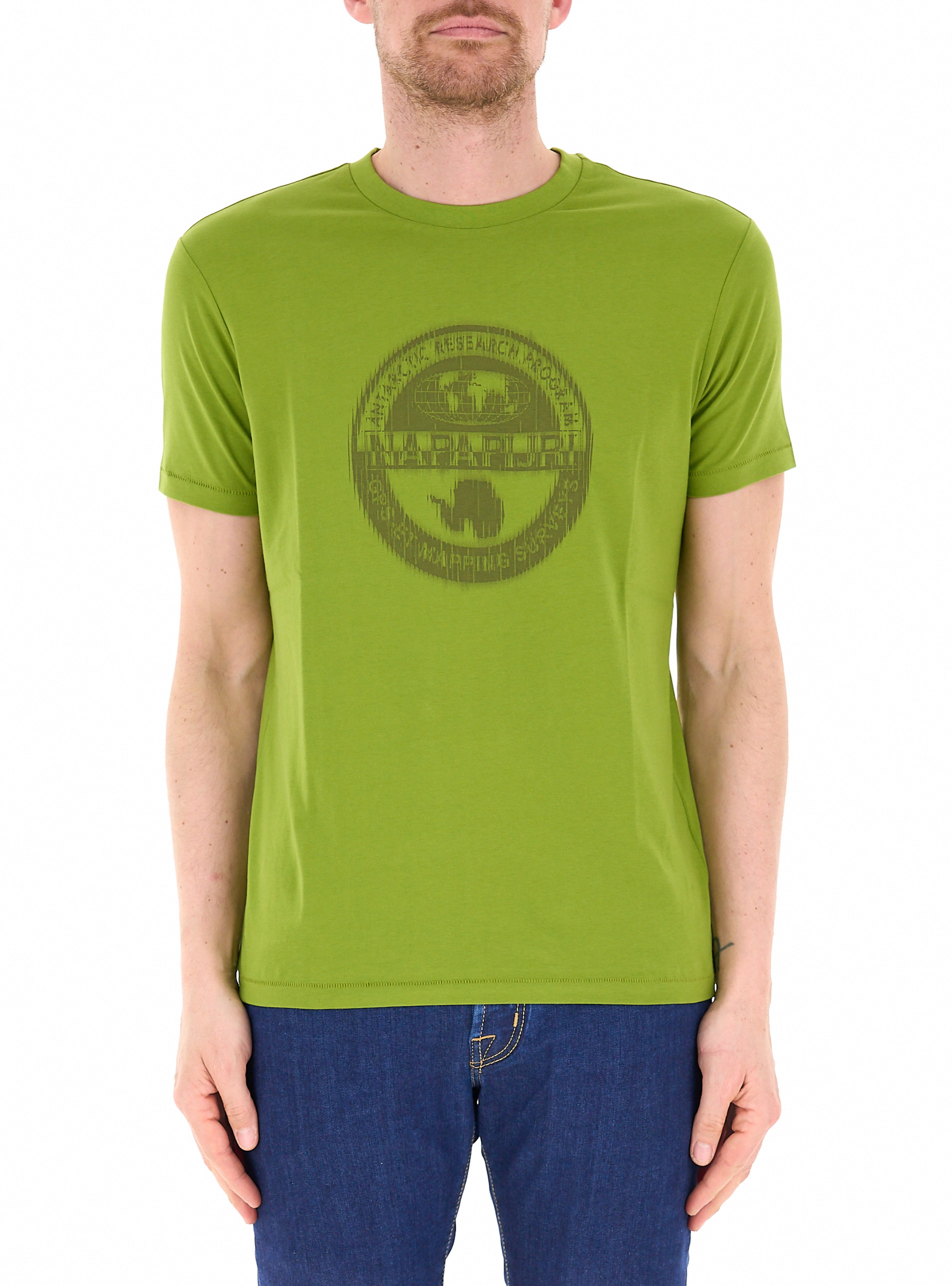 T-shirt in cotone VERDE ACIDO
