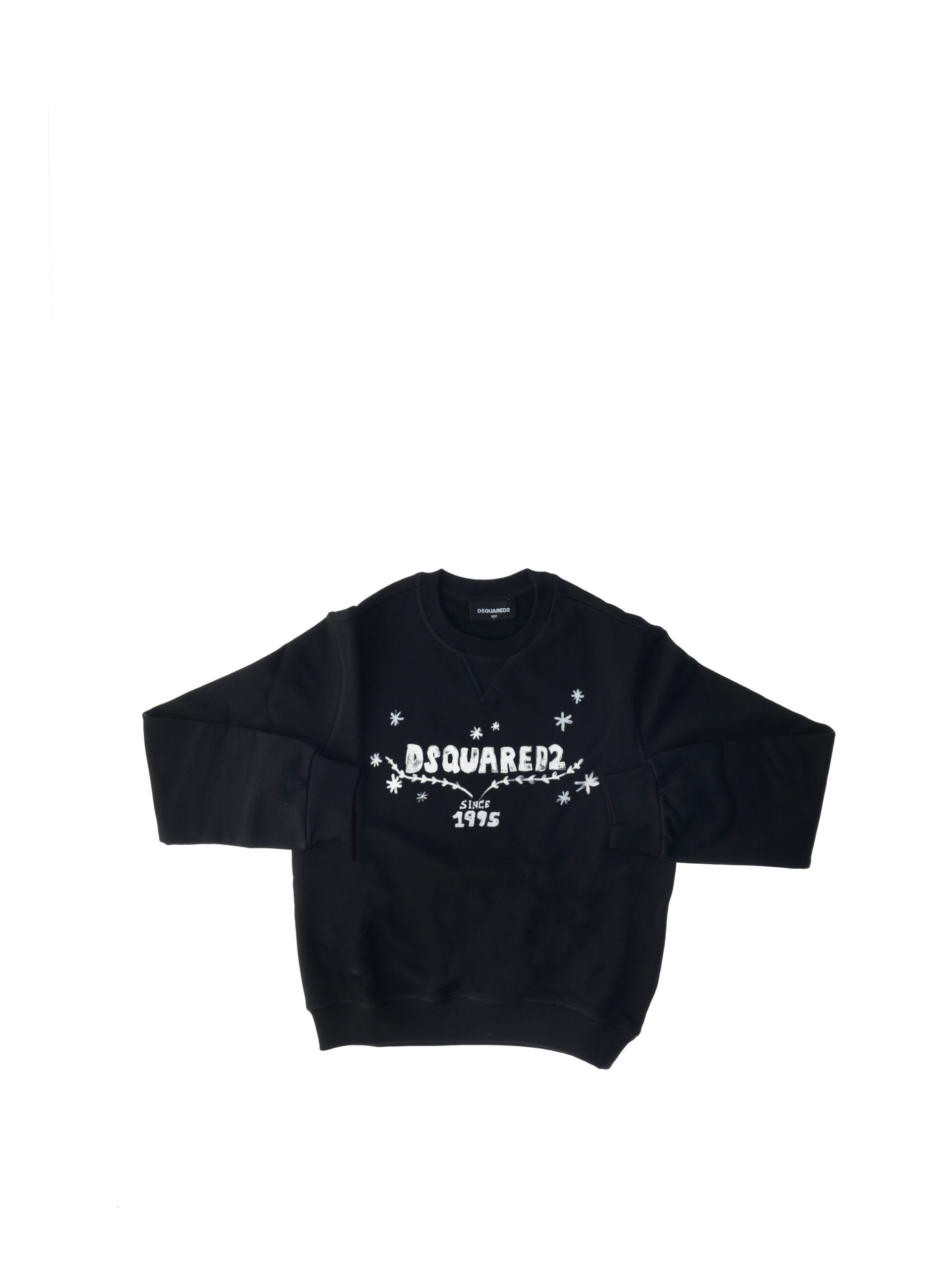 Dsquared2 Felpa garzata NERO 14Y