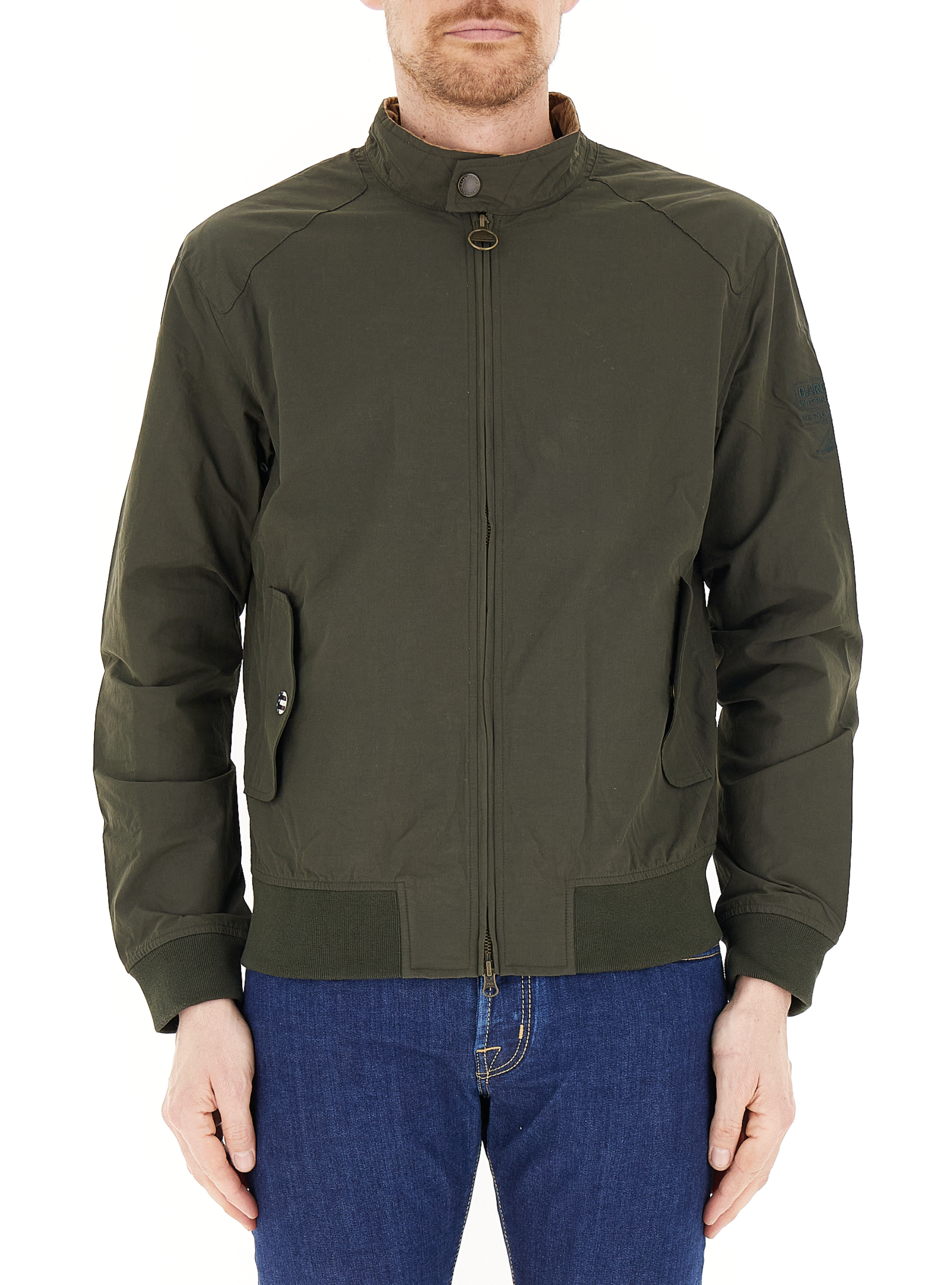 Bomber misto cotone VERDE SCURO