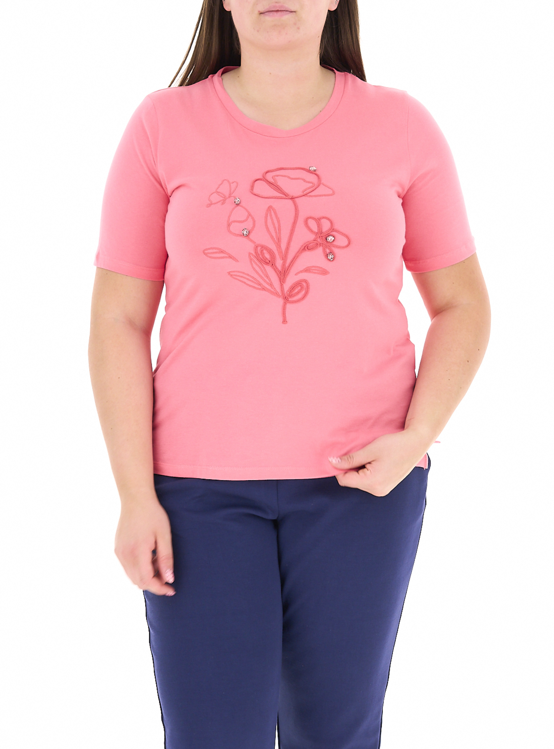 T-shirt girocollo PESCA S