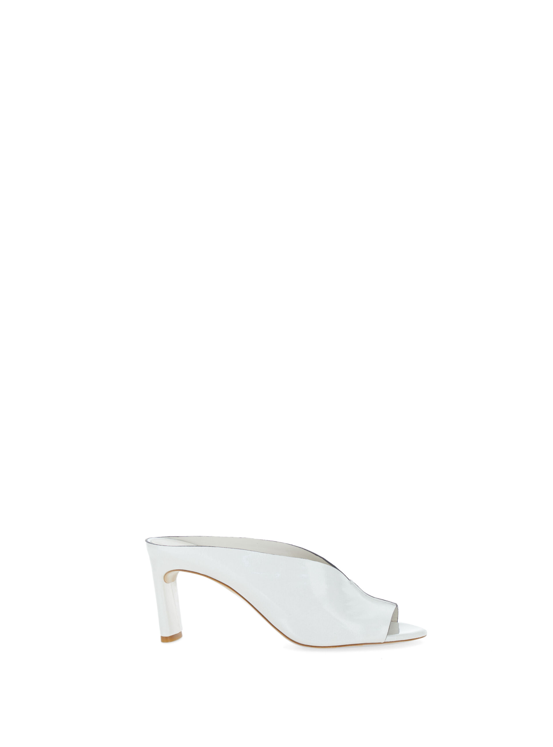 DEL CARLO Mules in pelle BIANCO 36