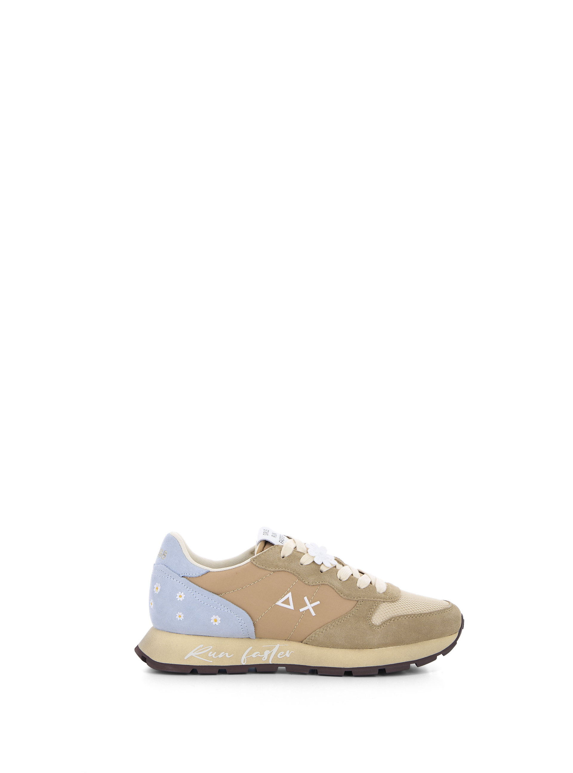 SUN68 Sneakers in tessuto CAMMELLO