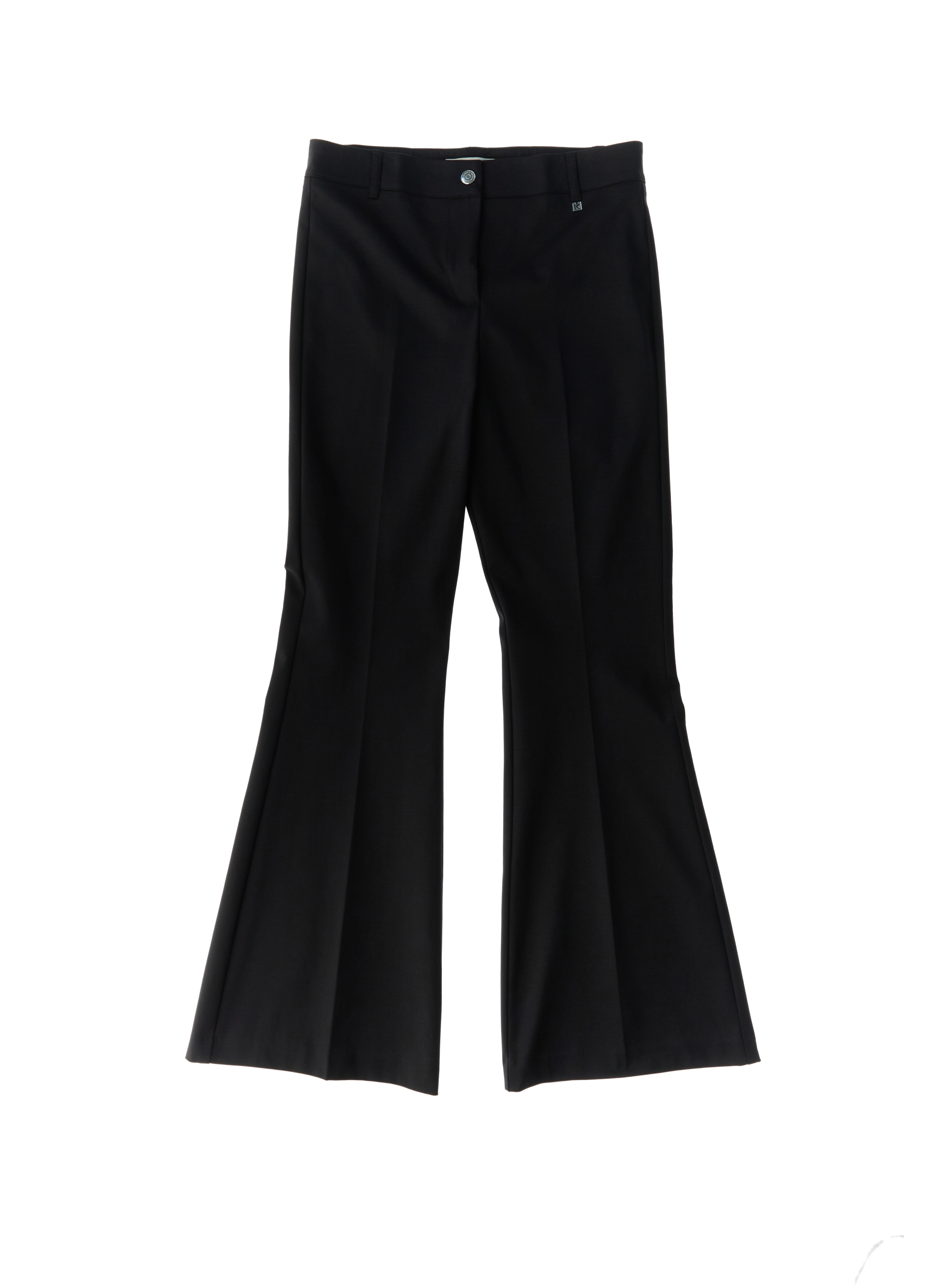KOCCA Pantalone flare NERO 14