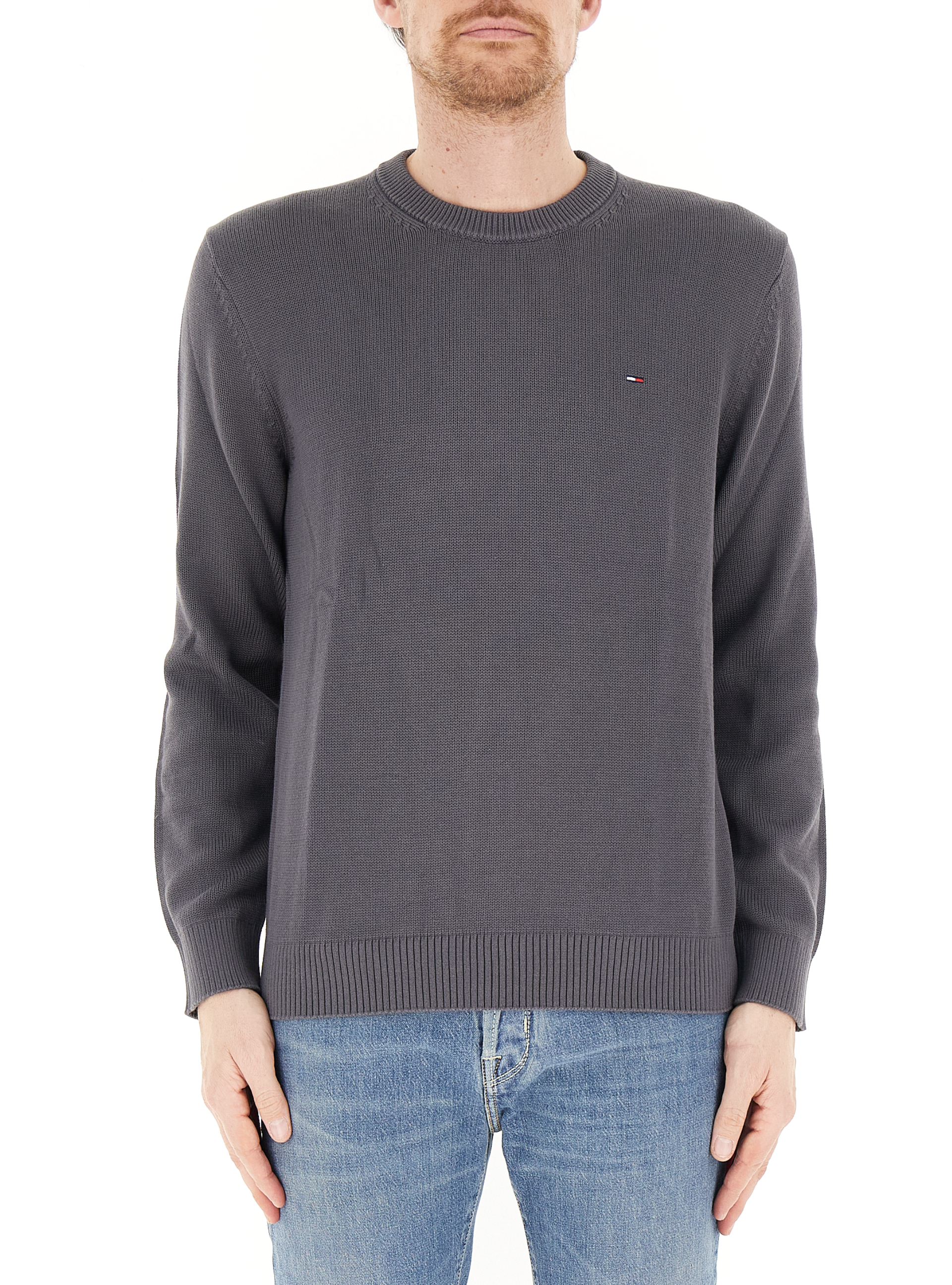 Maglione in cotone GRIGIO