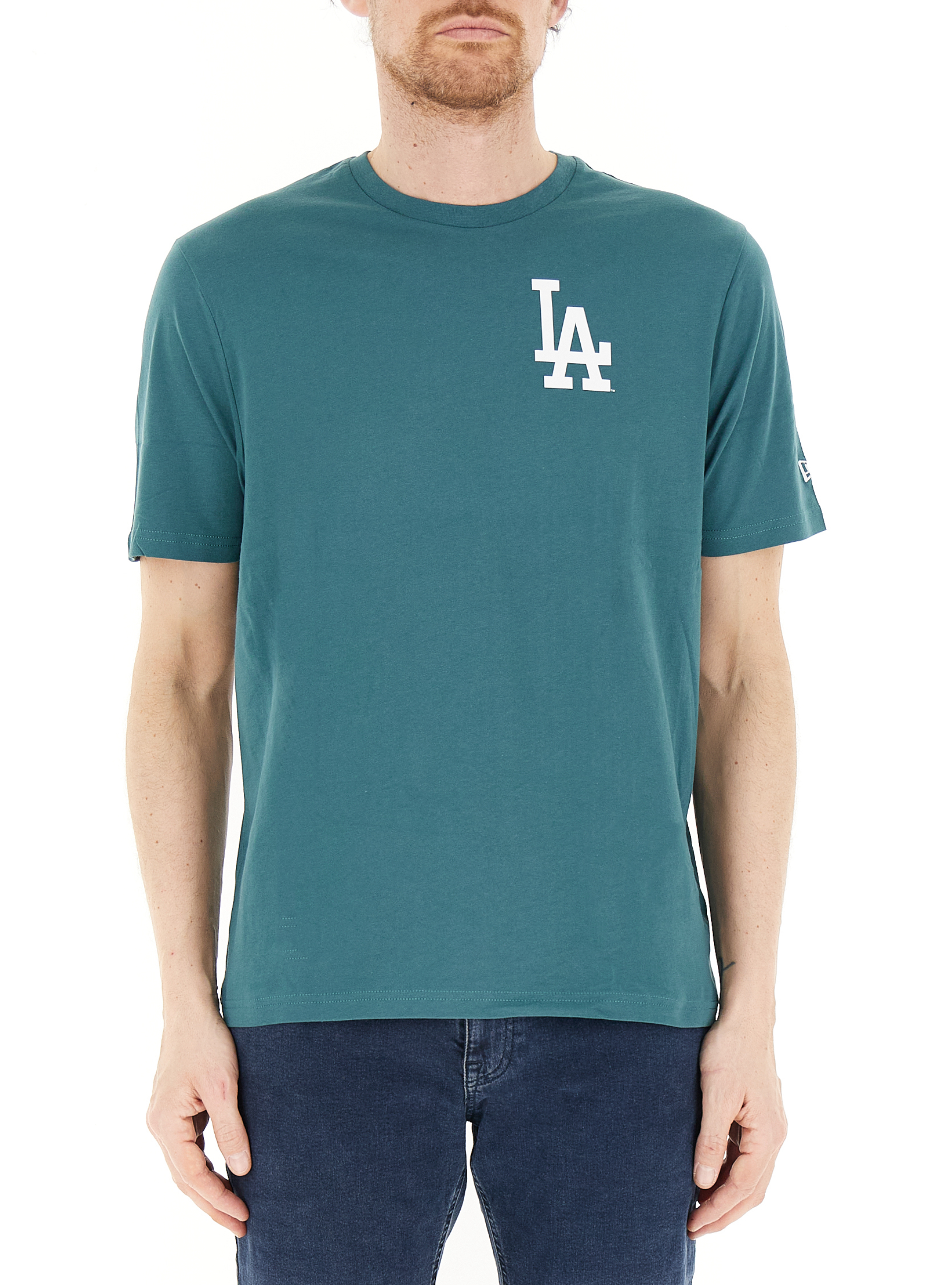 T-shirt girocollo PETROLIO S