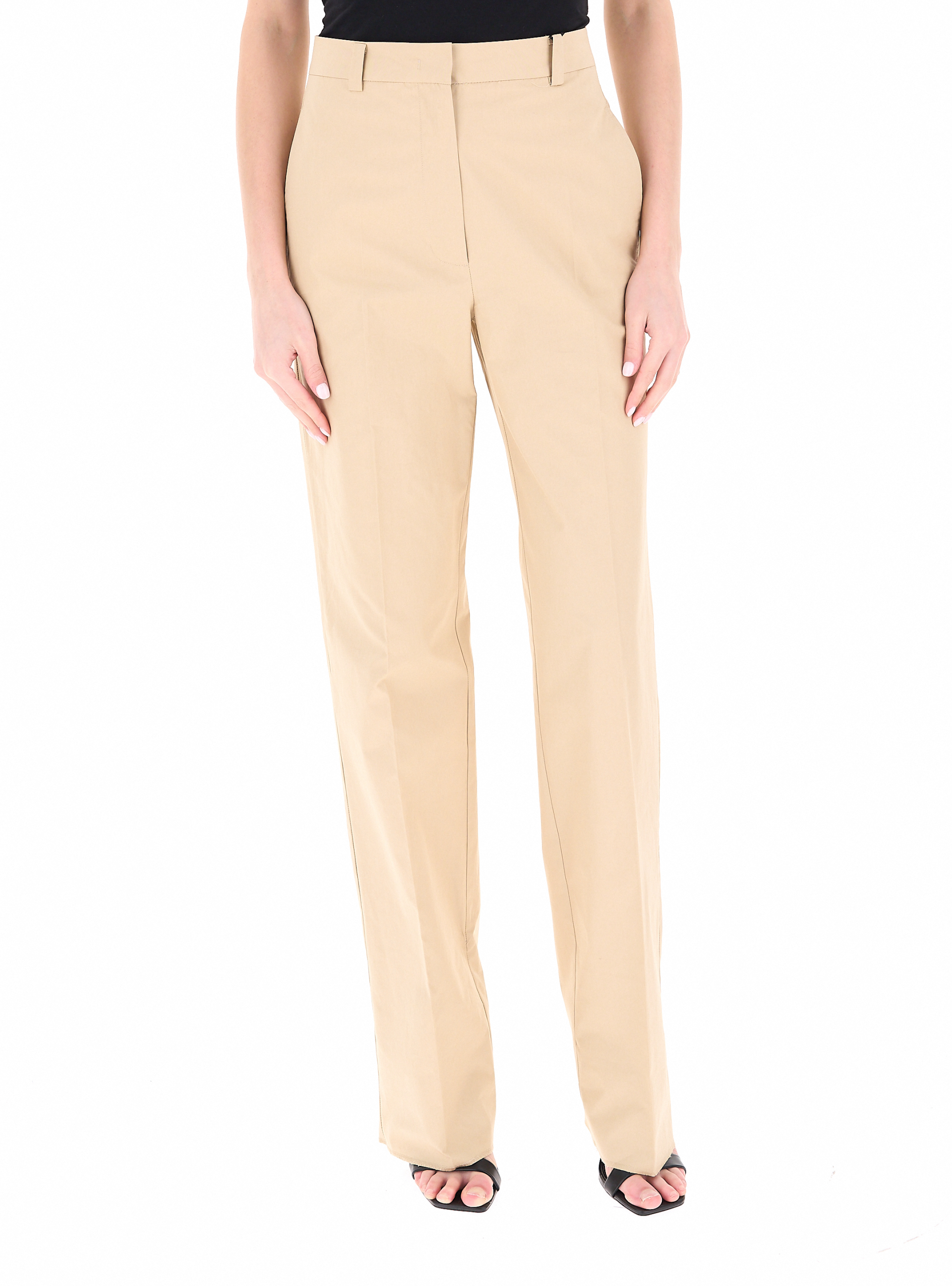 Marella Pantalone in cotone BEIGE