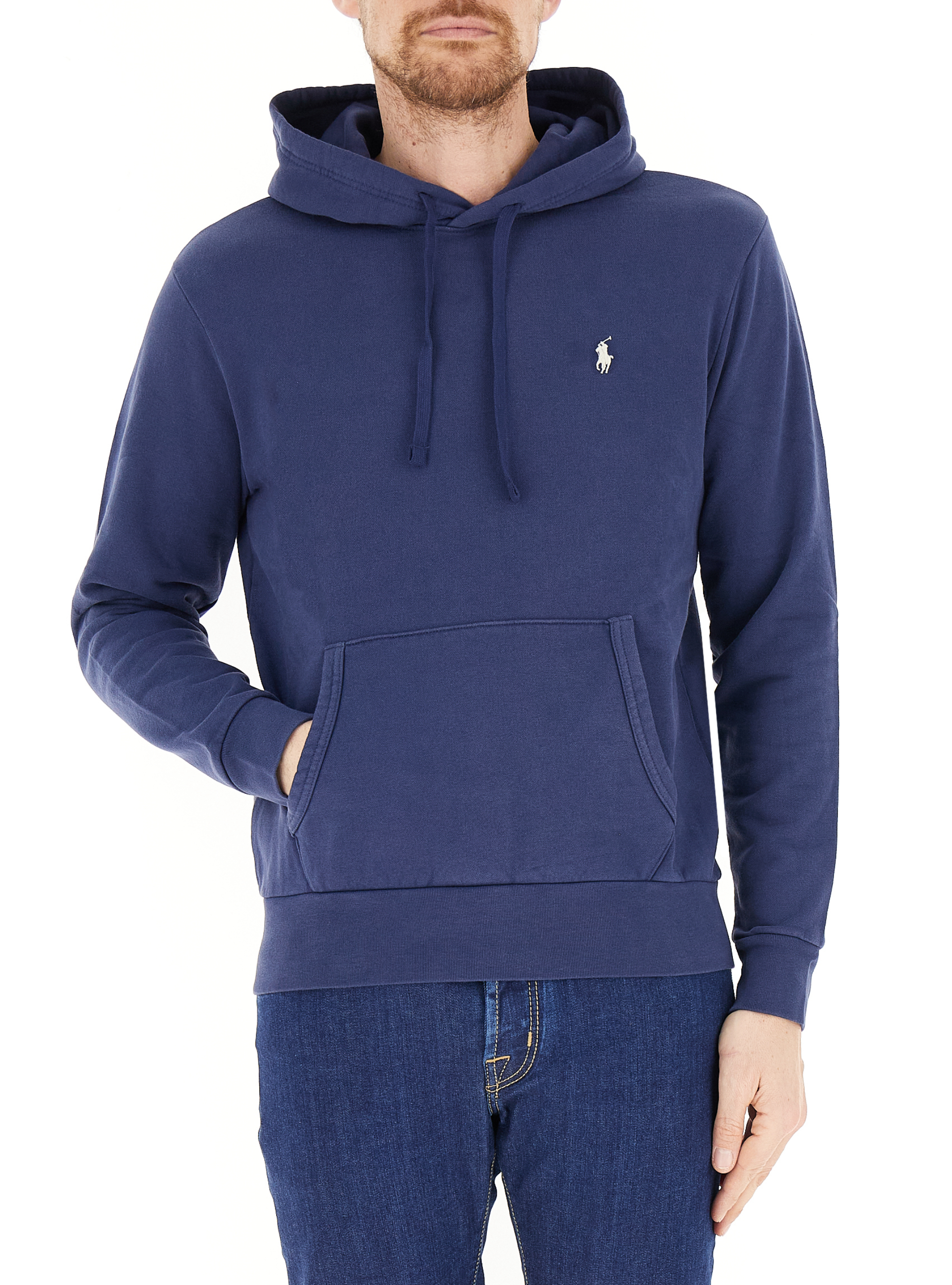 Felpa con cappuccio POLO BLU S
