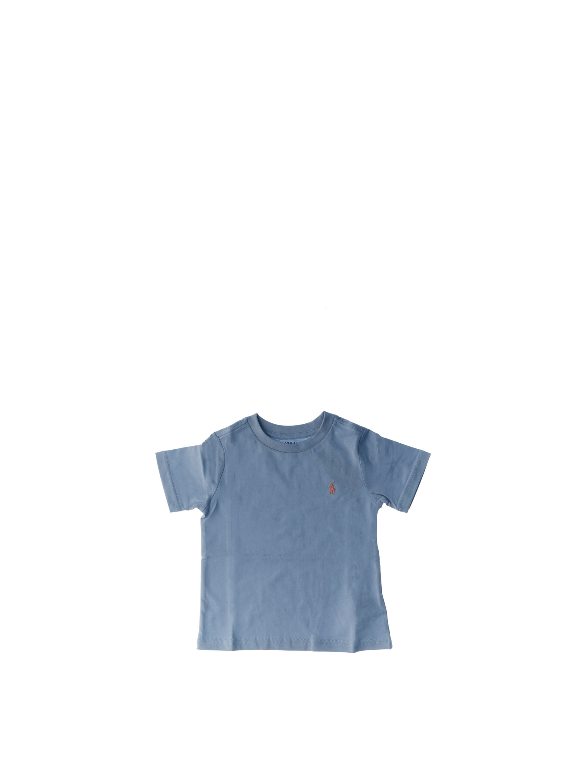 T-shirt girocollo POLO BOYS AZZURRO POLVERE 6