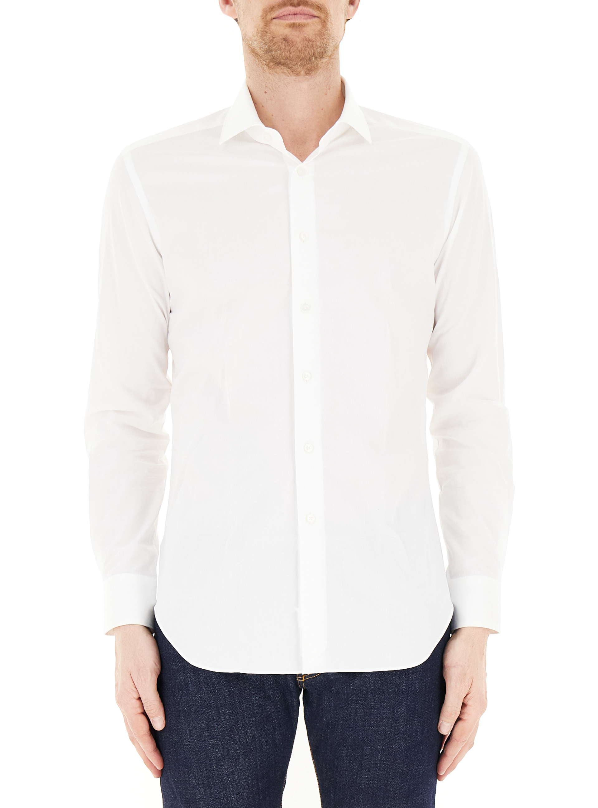 XACUS Camicia tailor fit BIANCO