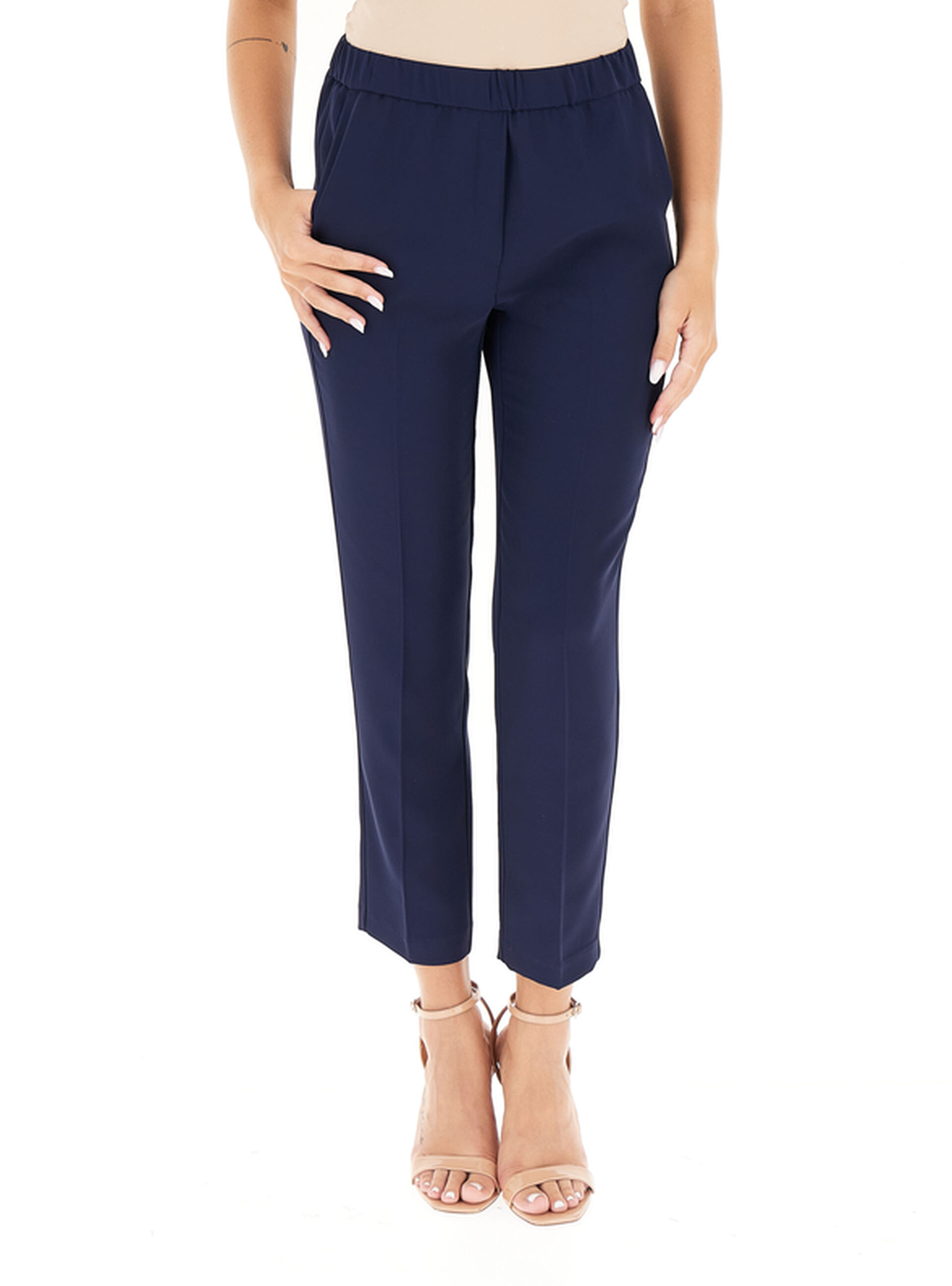 Pantalone cropped BLU NAVY 42