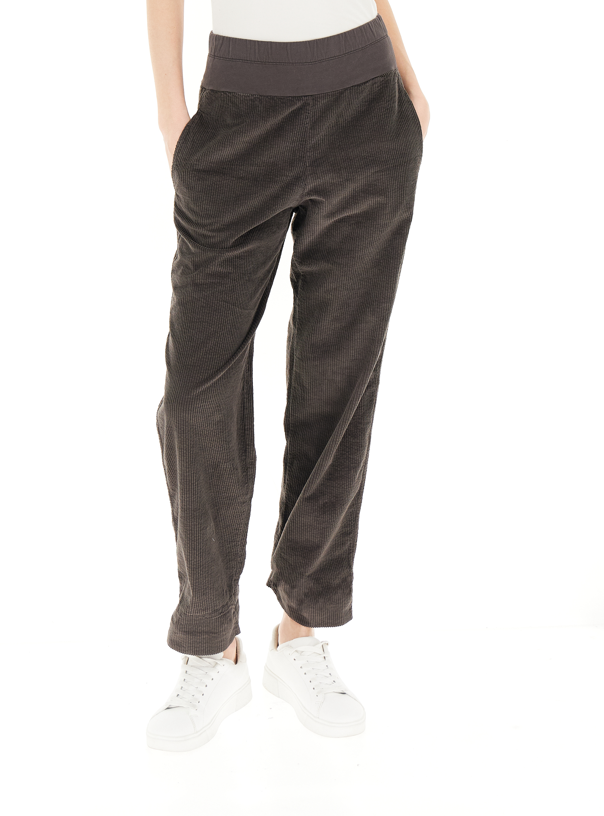 DEHA Pantalone a costine FANGO L