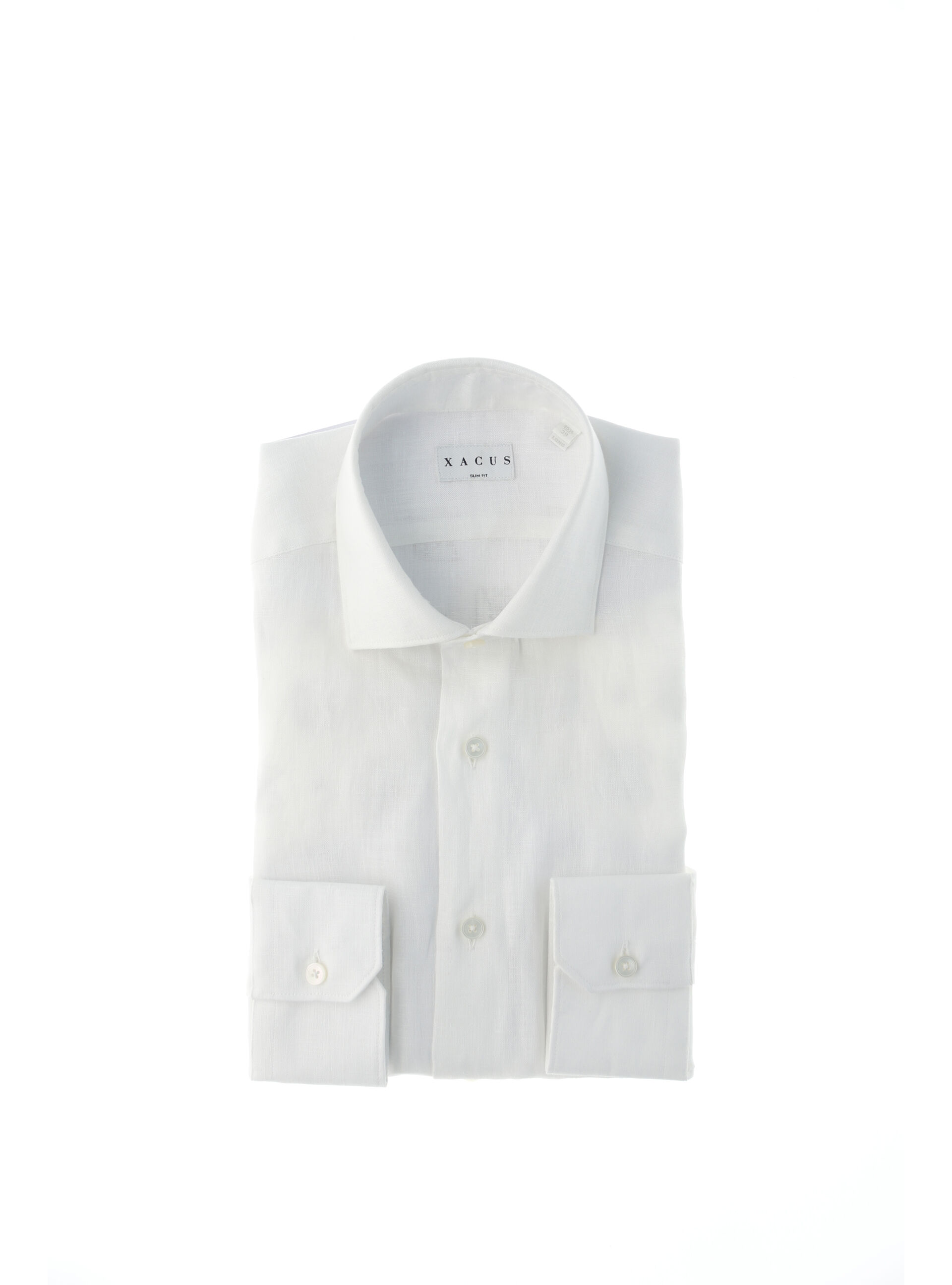Camicia lino extralong BIANCO