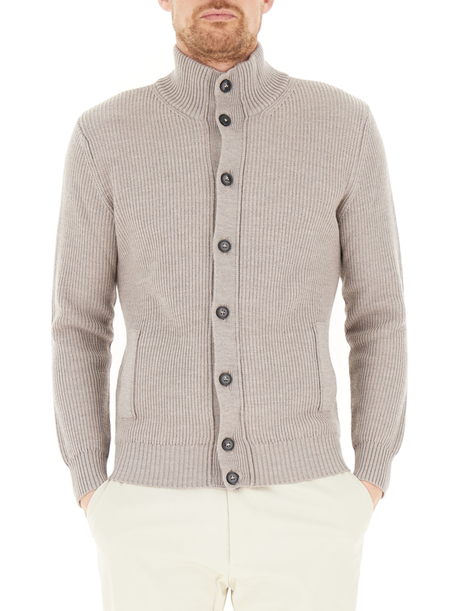 Cardigan lana merino extrafine CORDA L