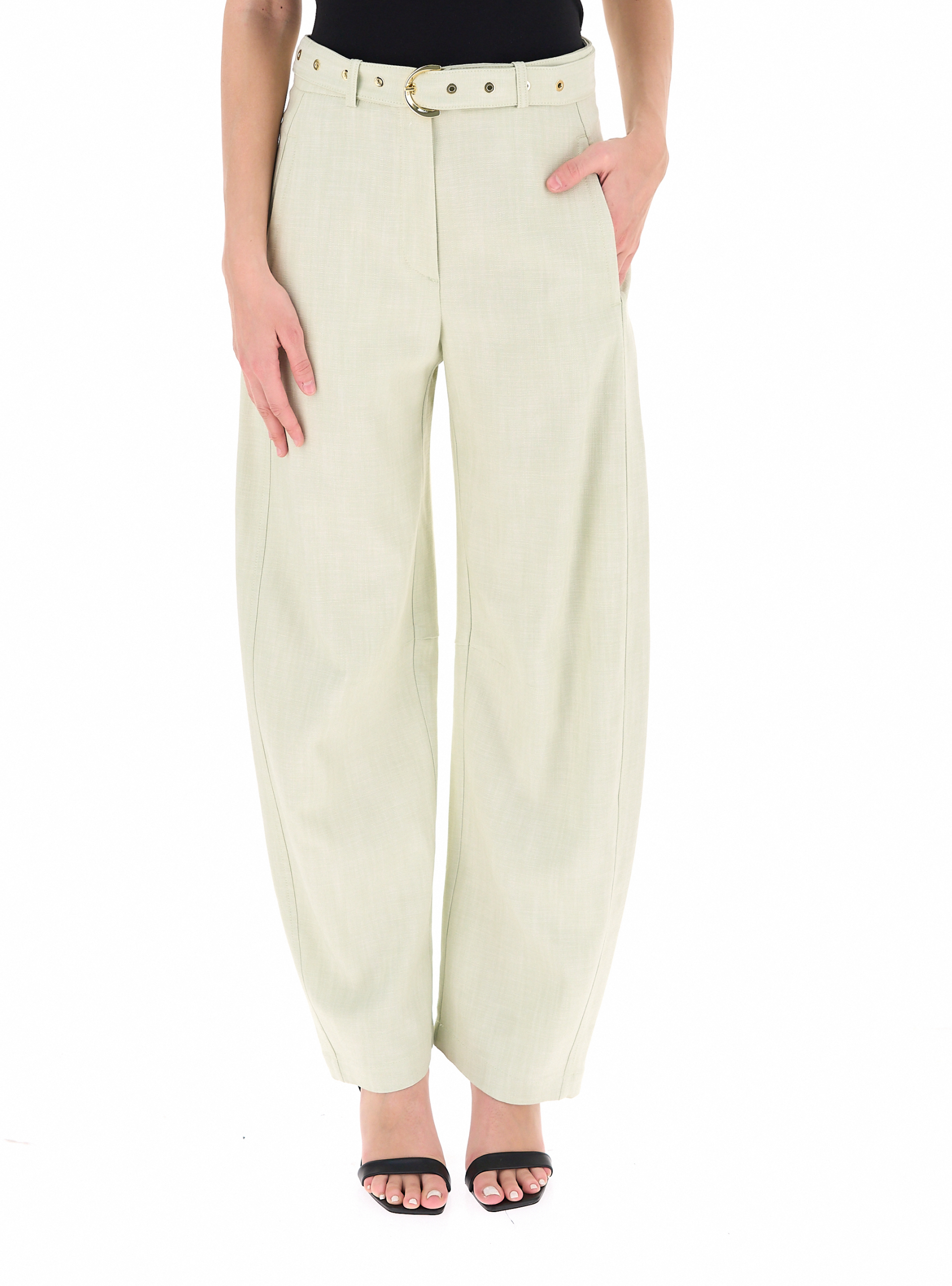 Pantalone balloon GRIGIO TÉ VERDE 42