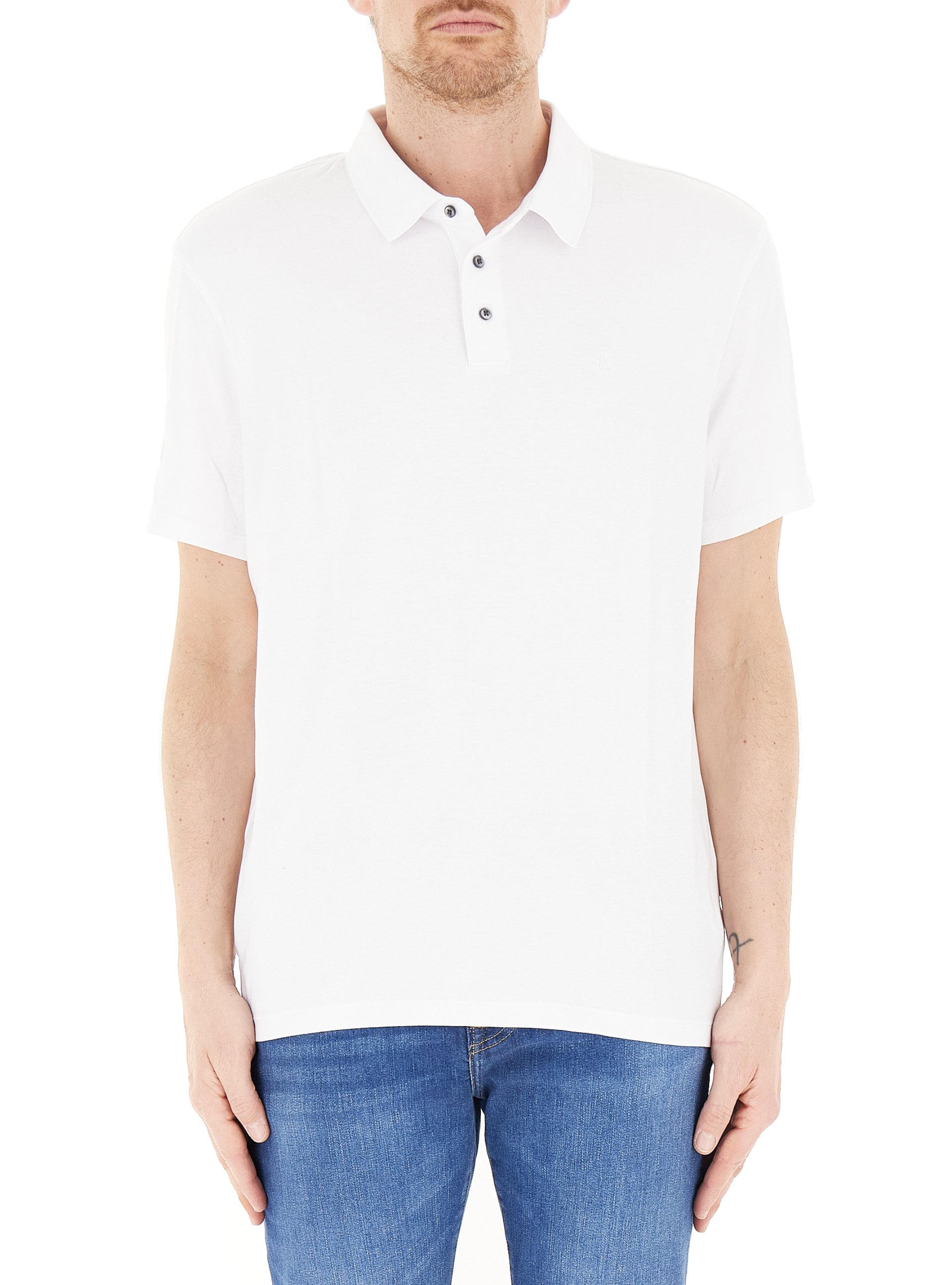 Polo maniche corte BIANCO L