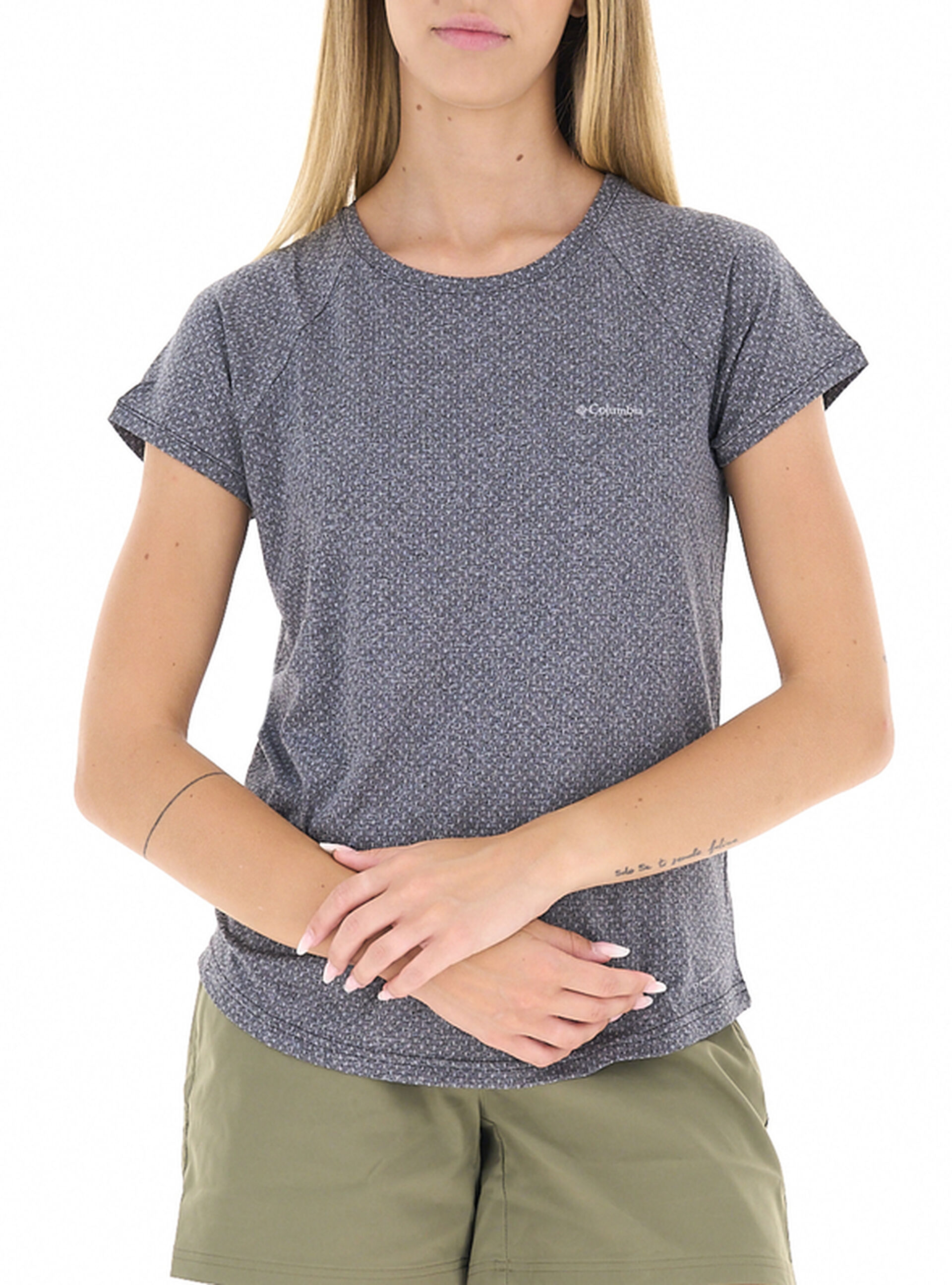 T-shirt tessuto tecnico GRIGIO M