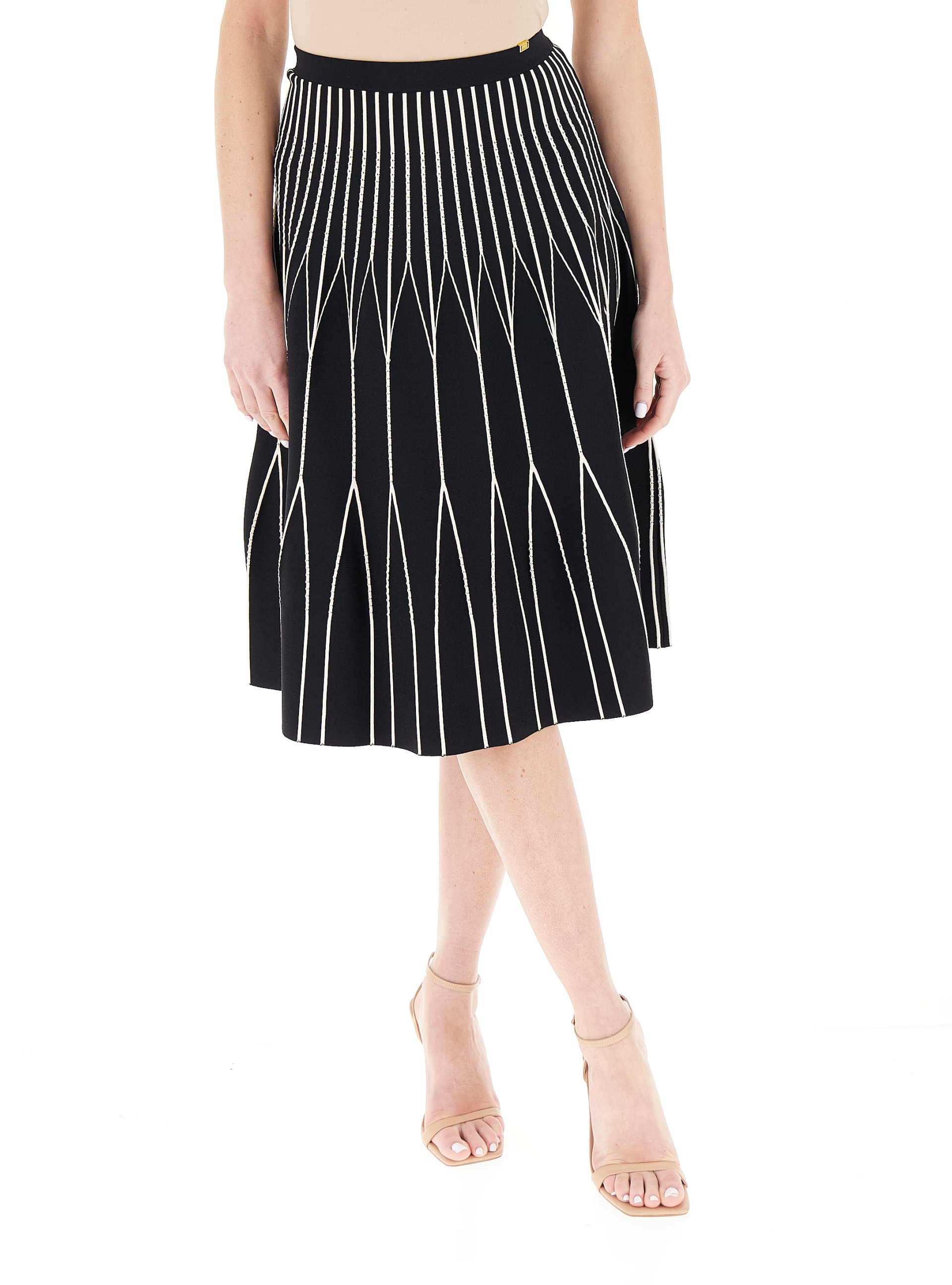 Gonna in maglia NERO