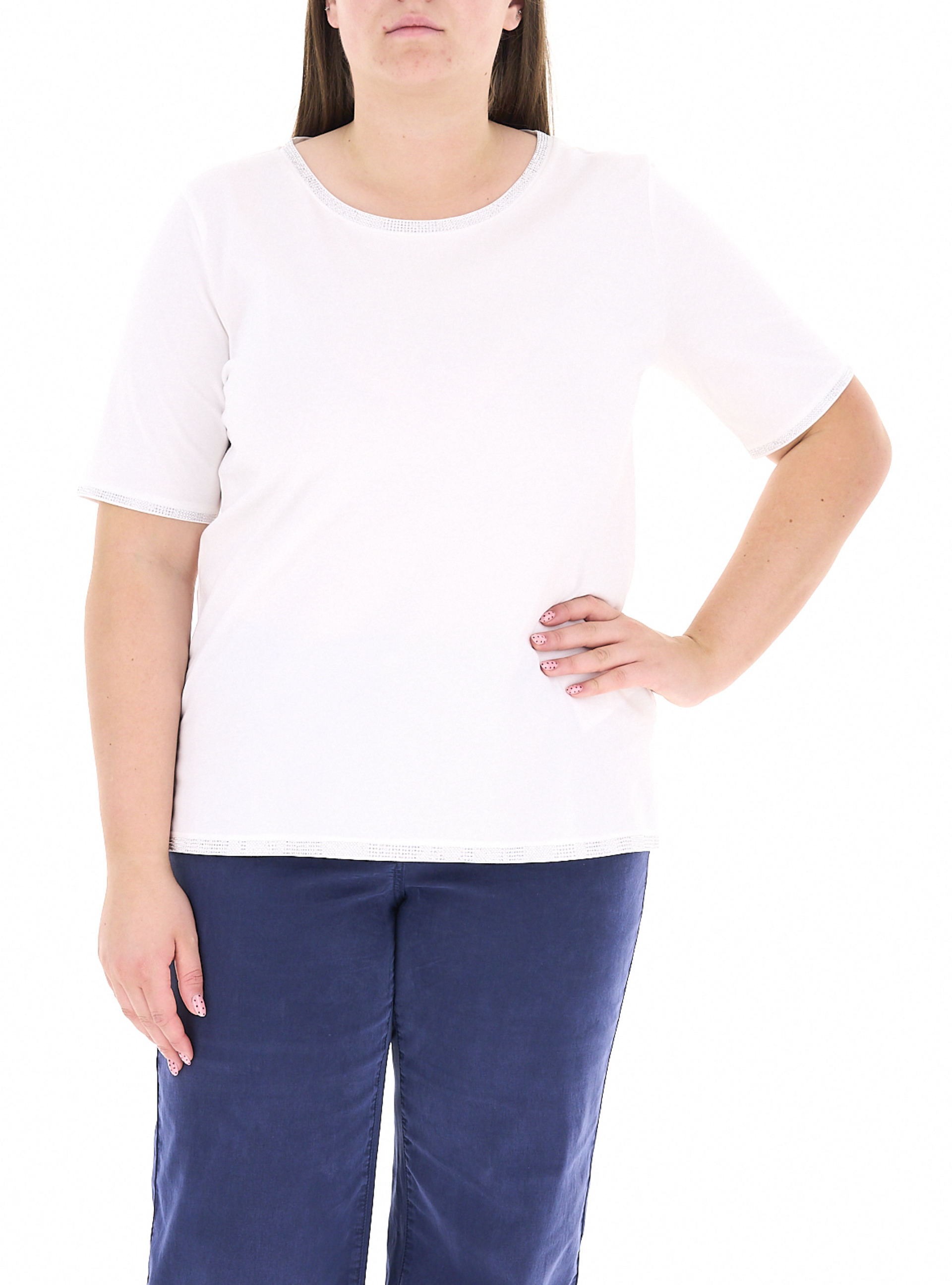 T-shirt girocollo PANNA S