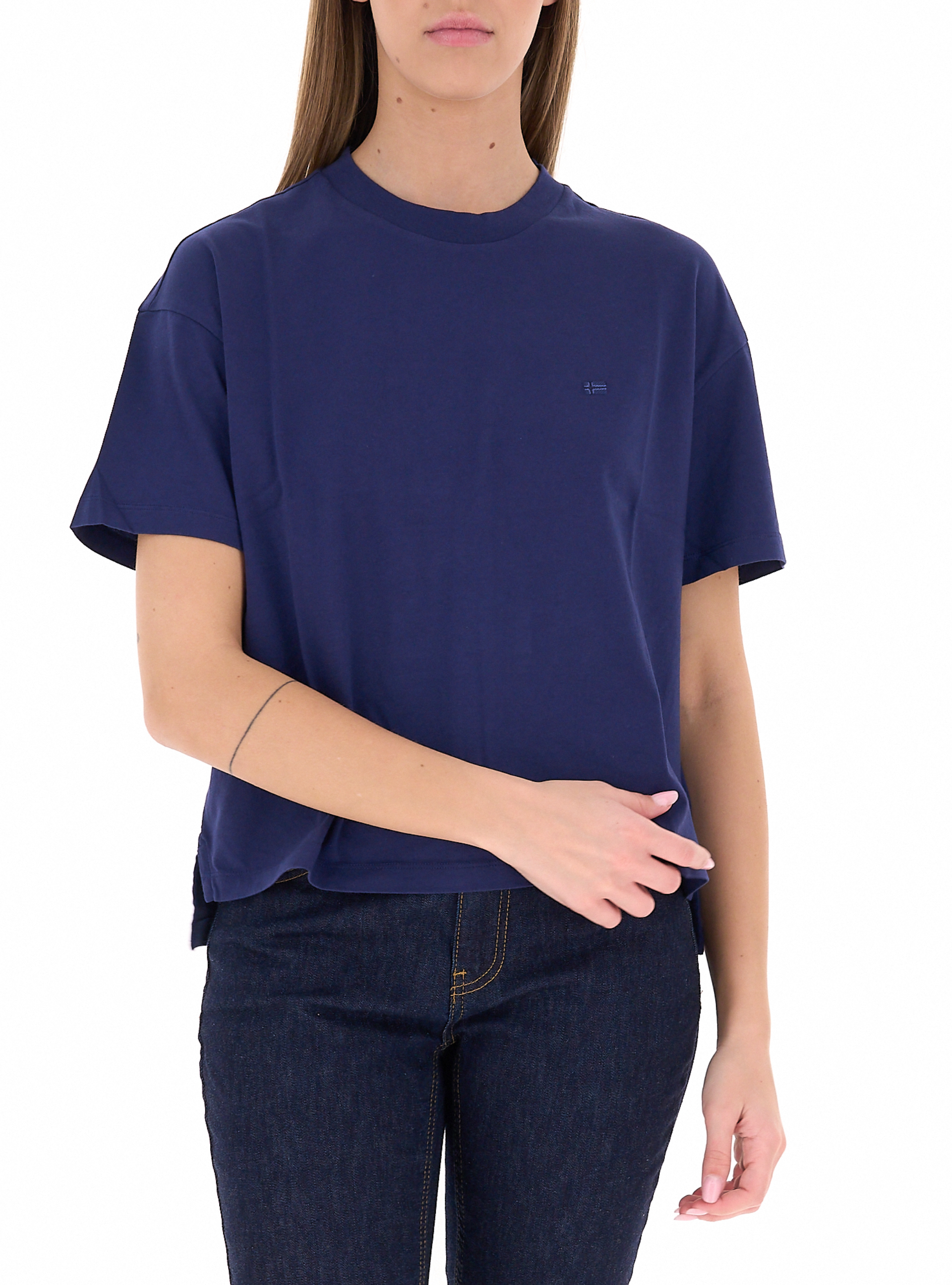T-shirt in cotone BLU NAVY