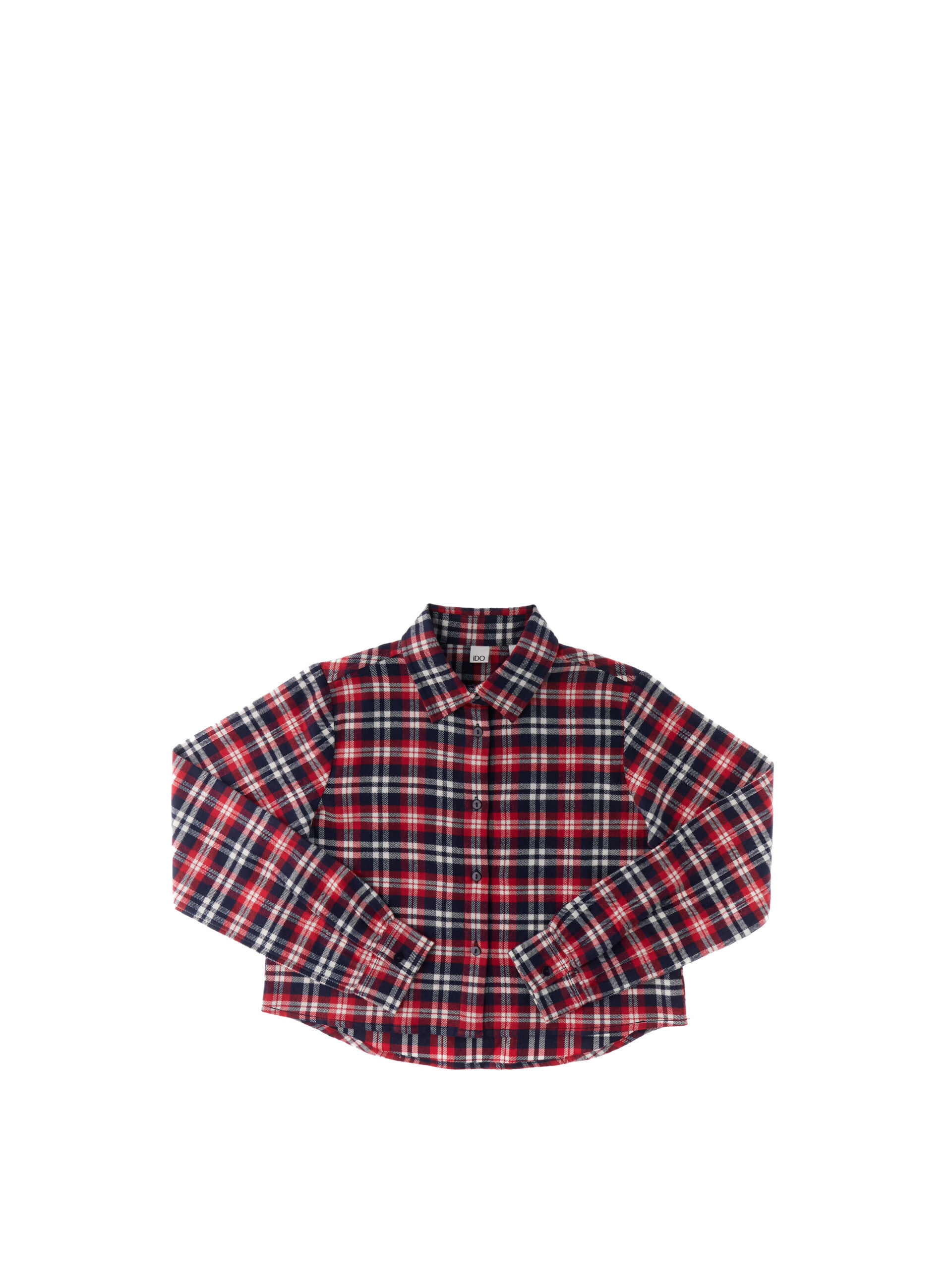 IDO Camicia a quadri ROSSO XXL