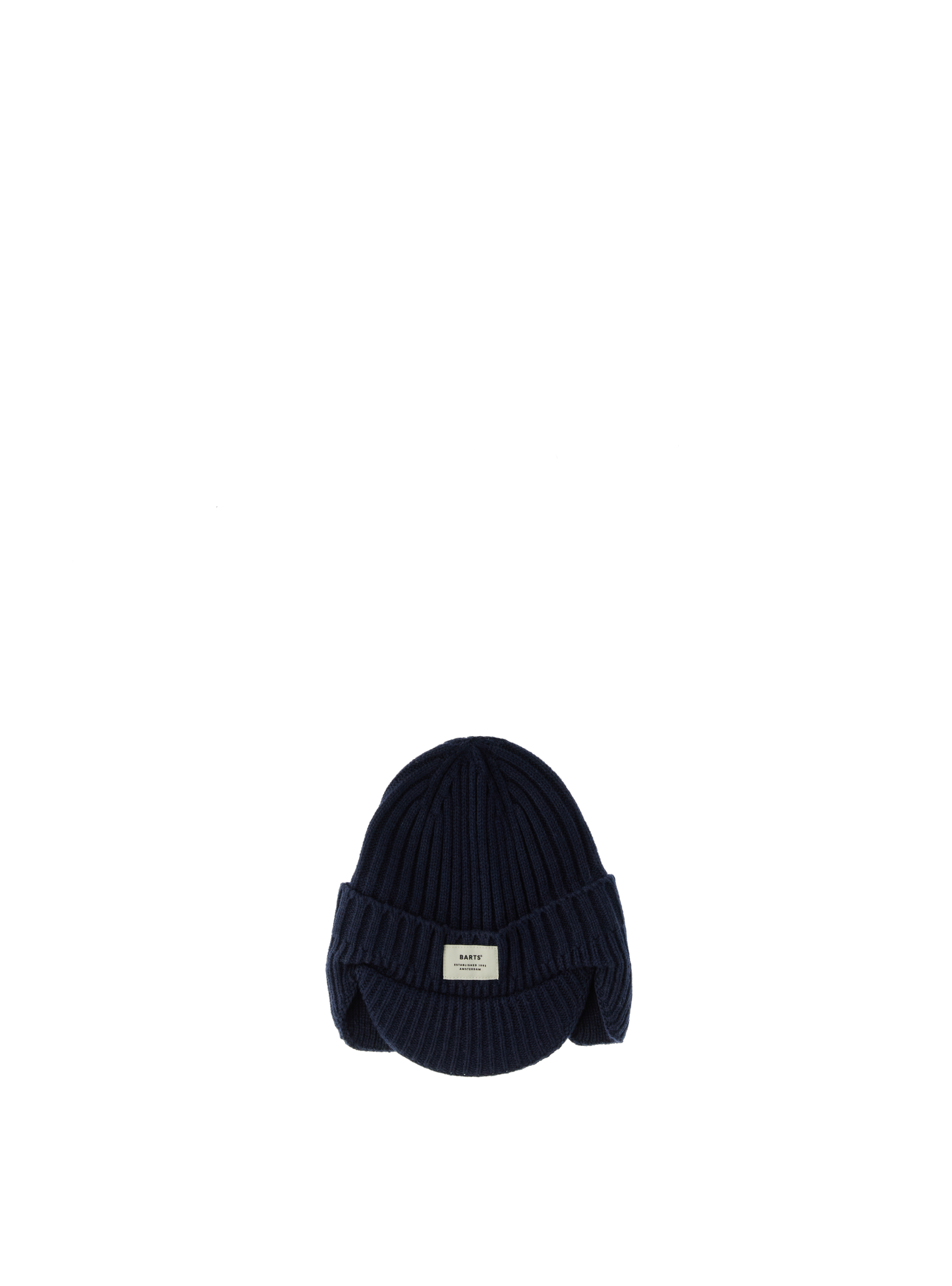 Barts Berretto a costine BLU NAVY